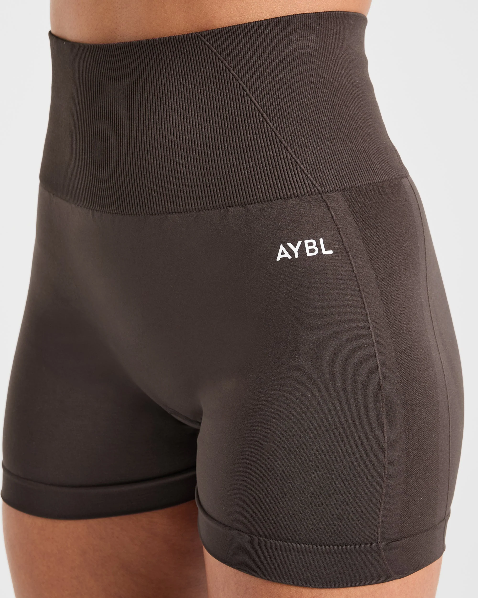 Empower Seamless Shorts - Cocoa Brown - Image 5