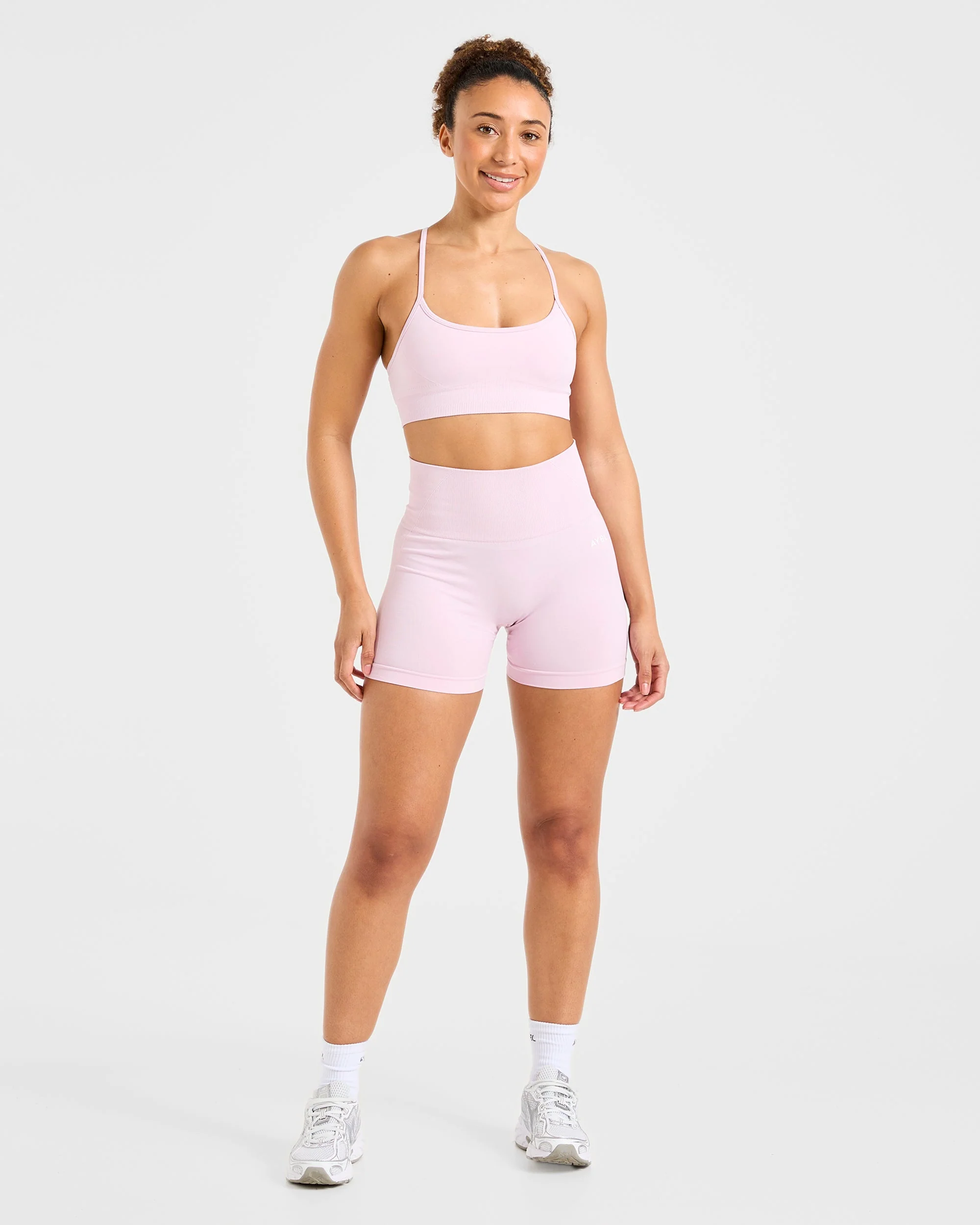 Empower Seamless Shorts - Iced Pink - Image 3