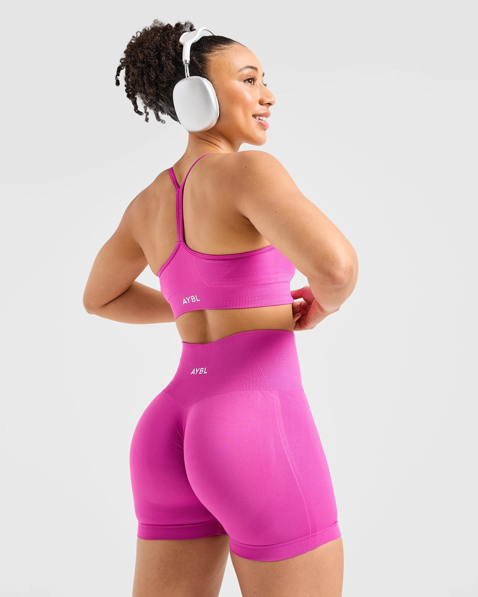Empower Seamless Shorts - Magenta - Image 7