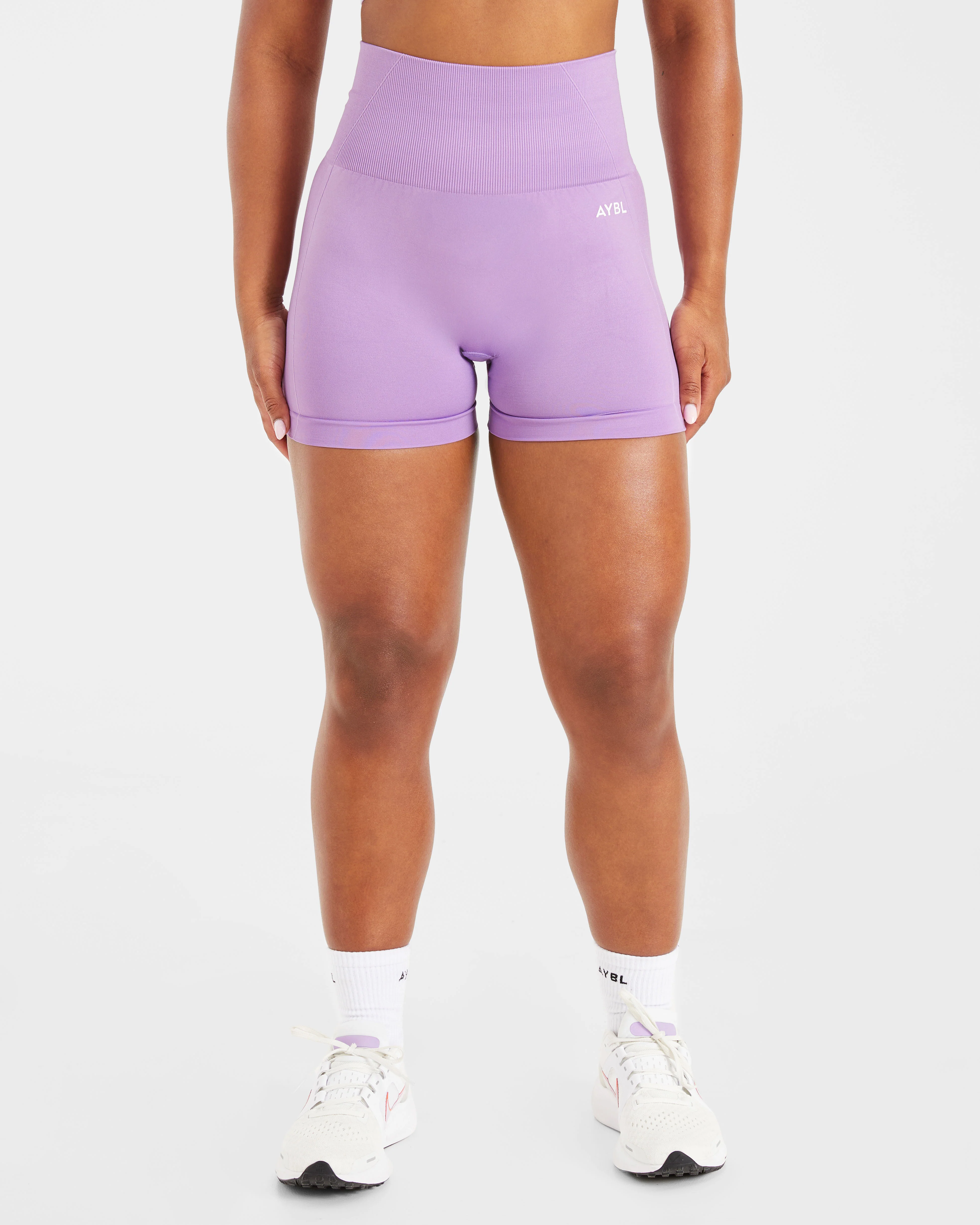 Empower Seamless Shorts - Purple - Image 2