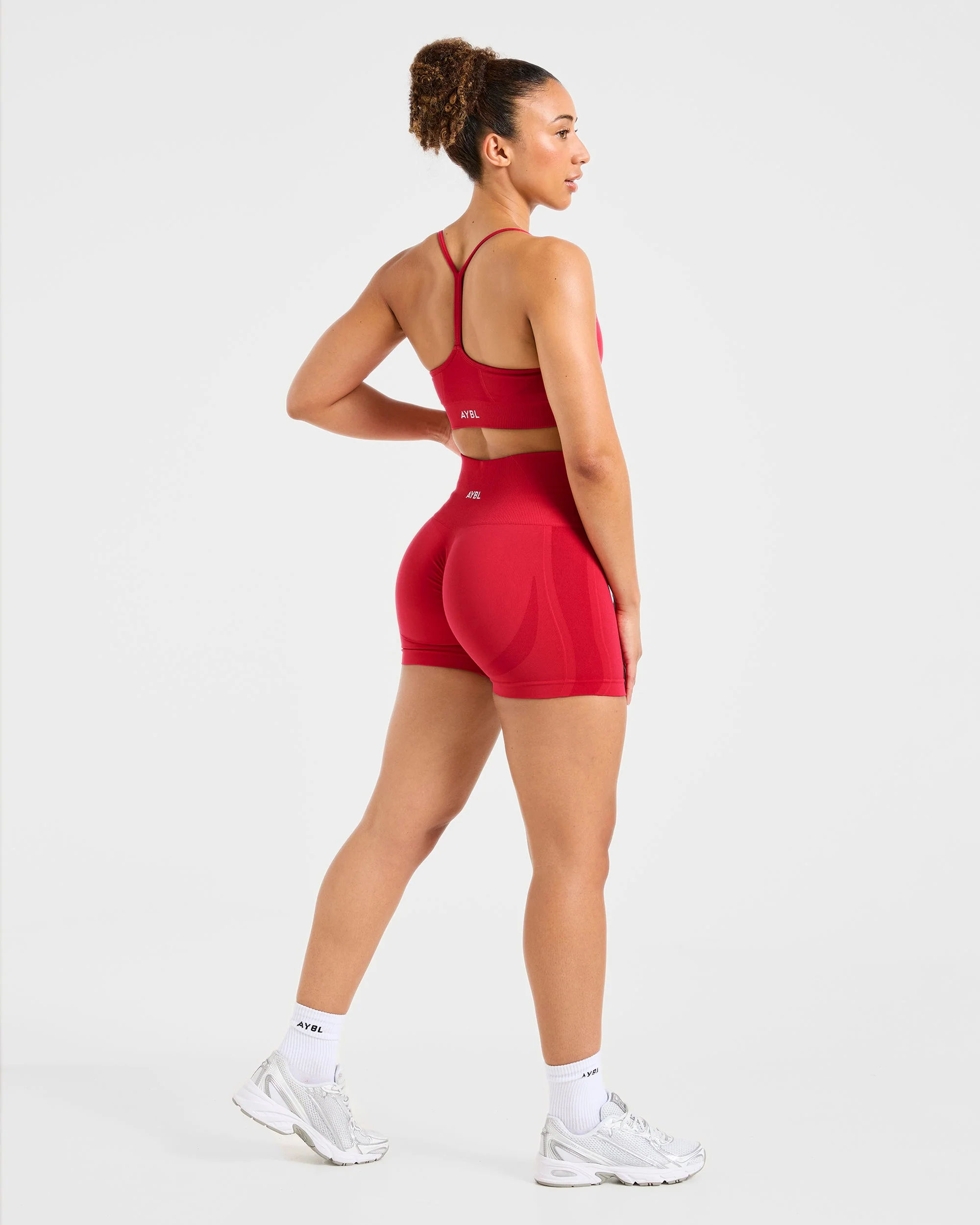 Empower Seamless Shorts - Red - Image 4
