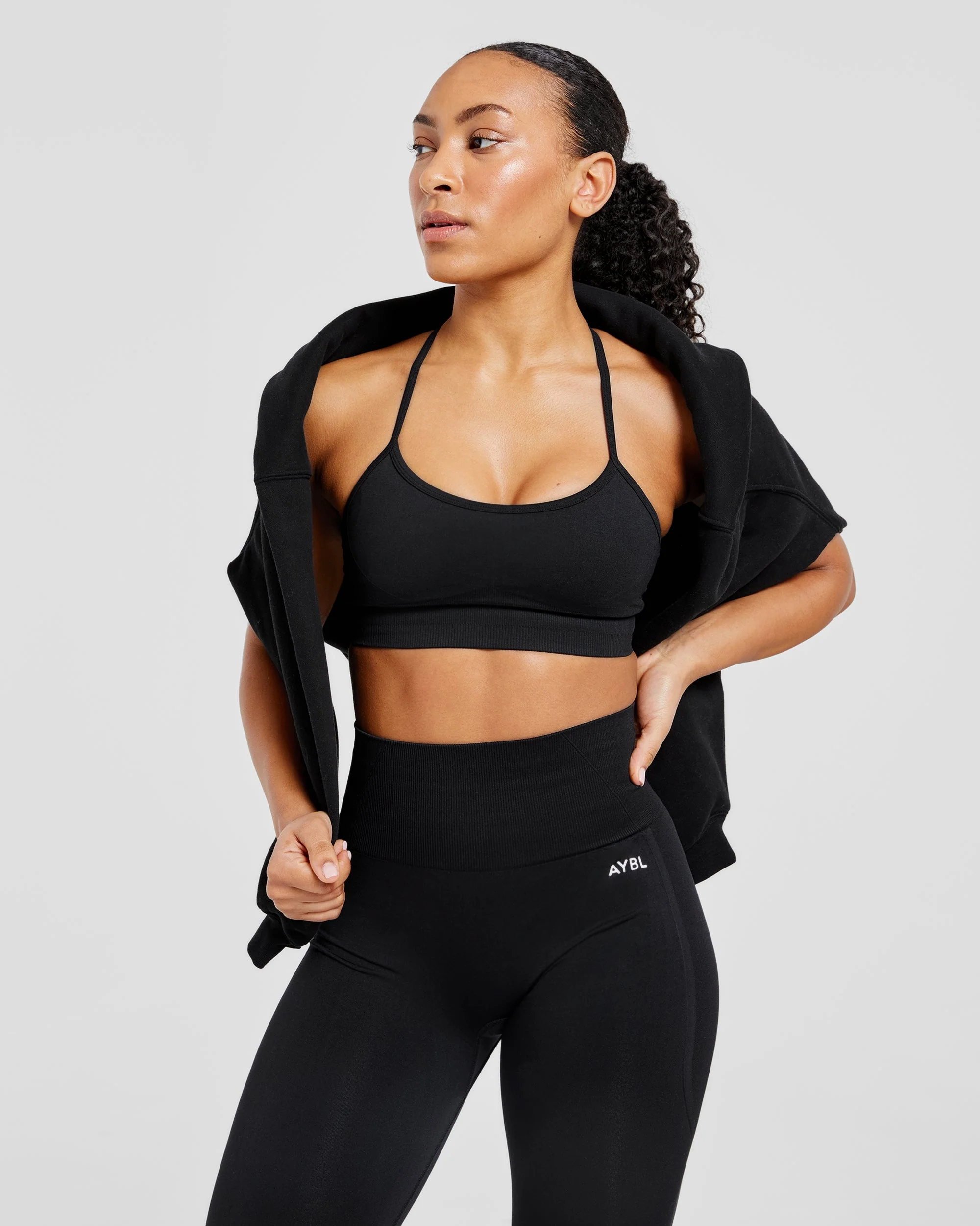 Empower Seamless Sports Bra - Black - Image 7