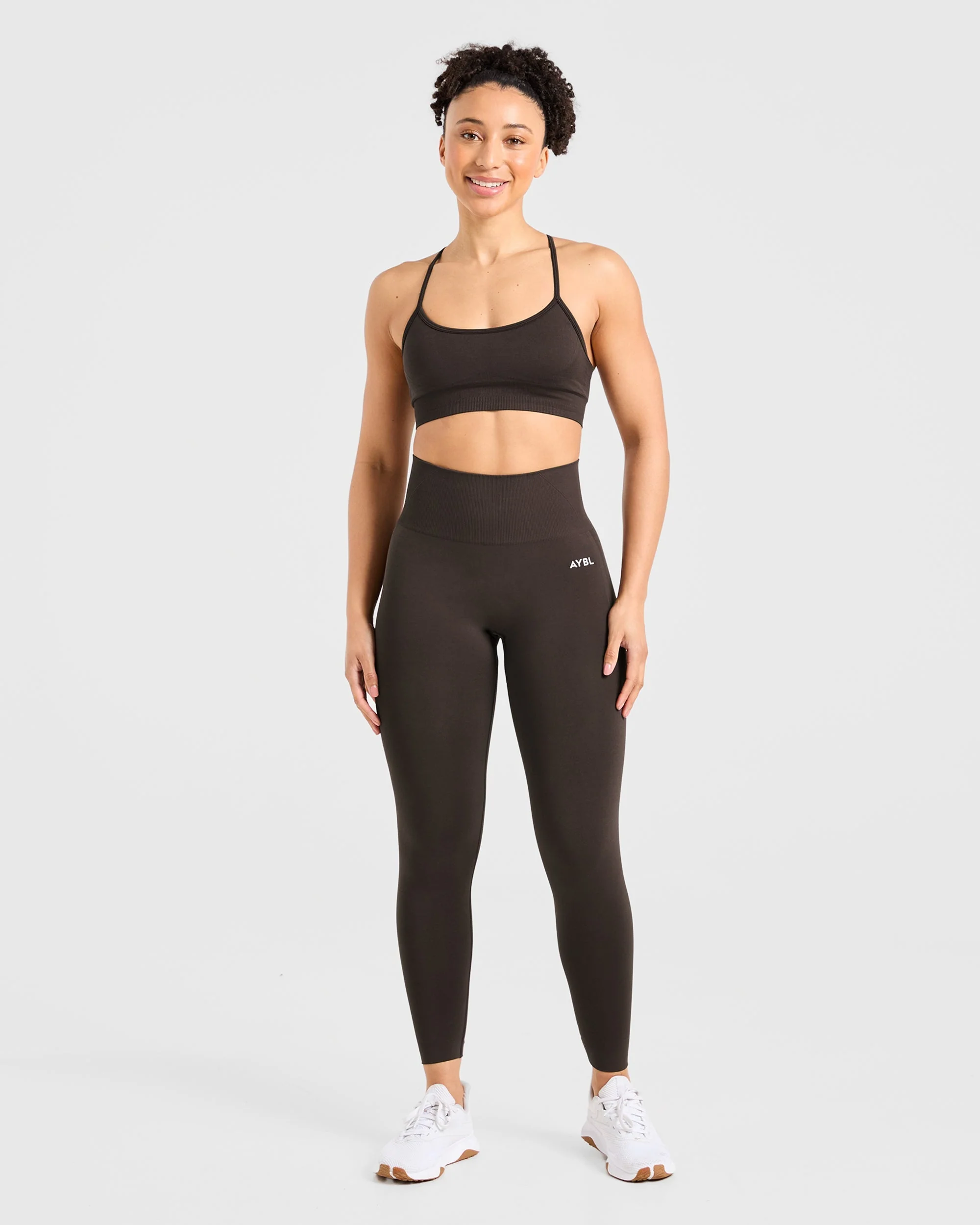 Empower Seamless Sports Bra - Cocoa Brown - Image 3