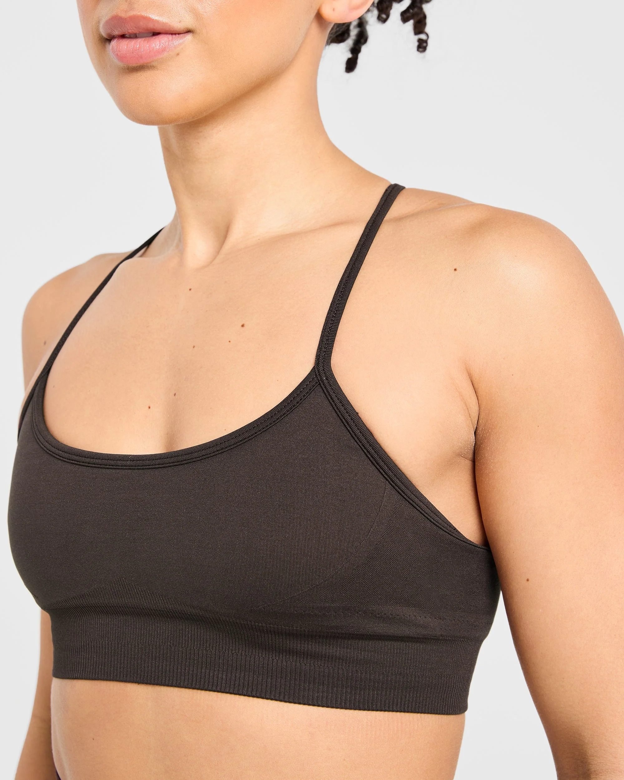 Empower Seamless Sports Bra - Cocoa Brown - Image 5