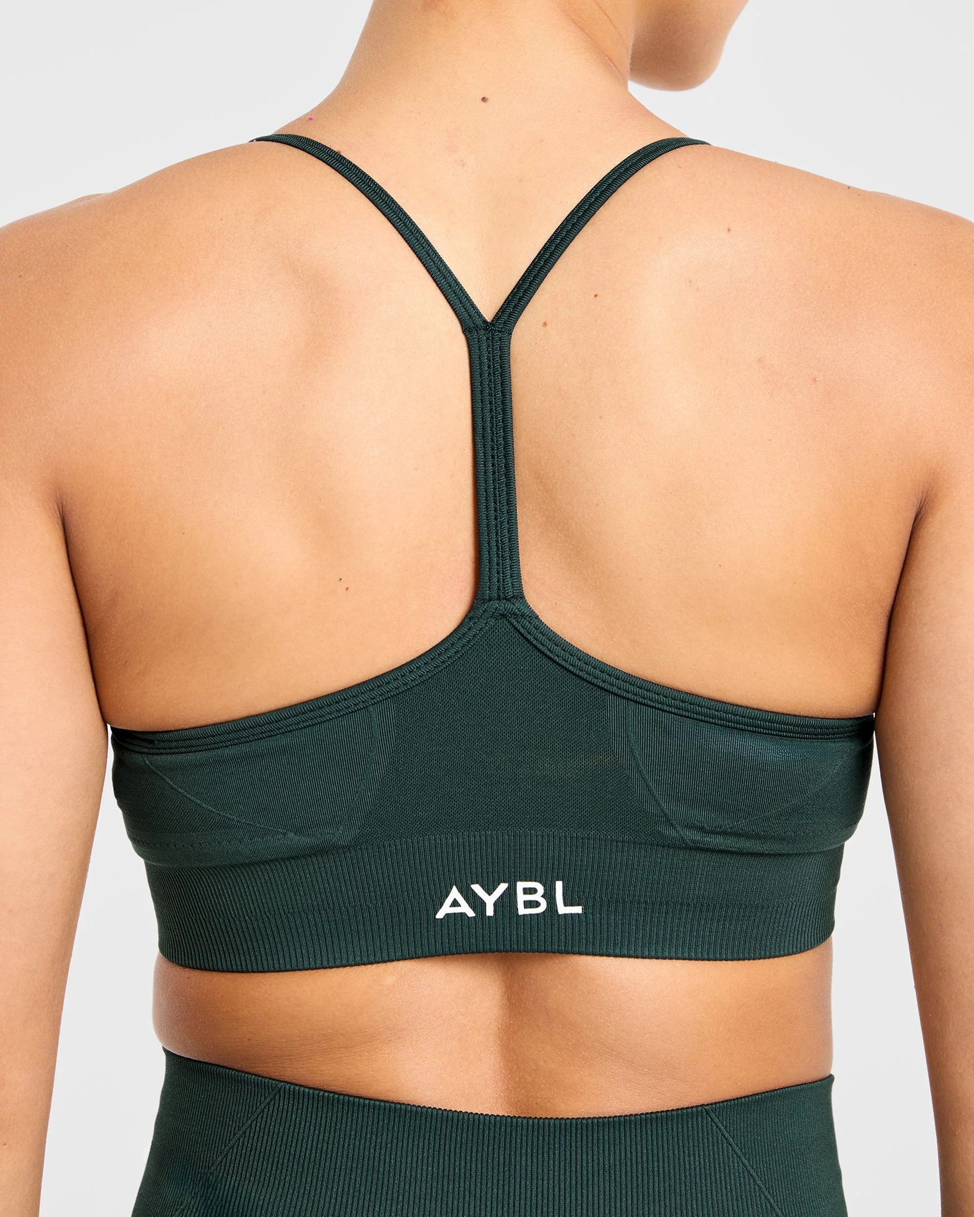 Empower Seamless Sports Bra - Dark Green - Image 6