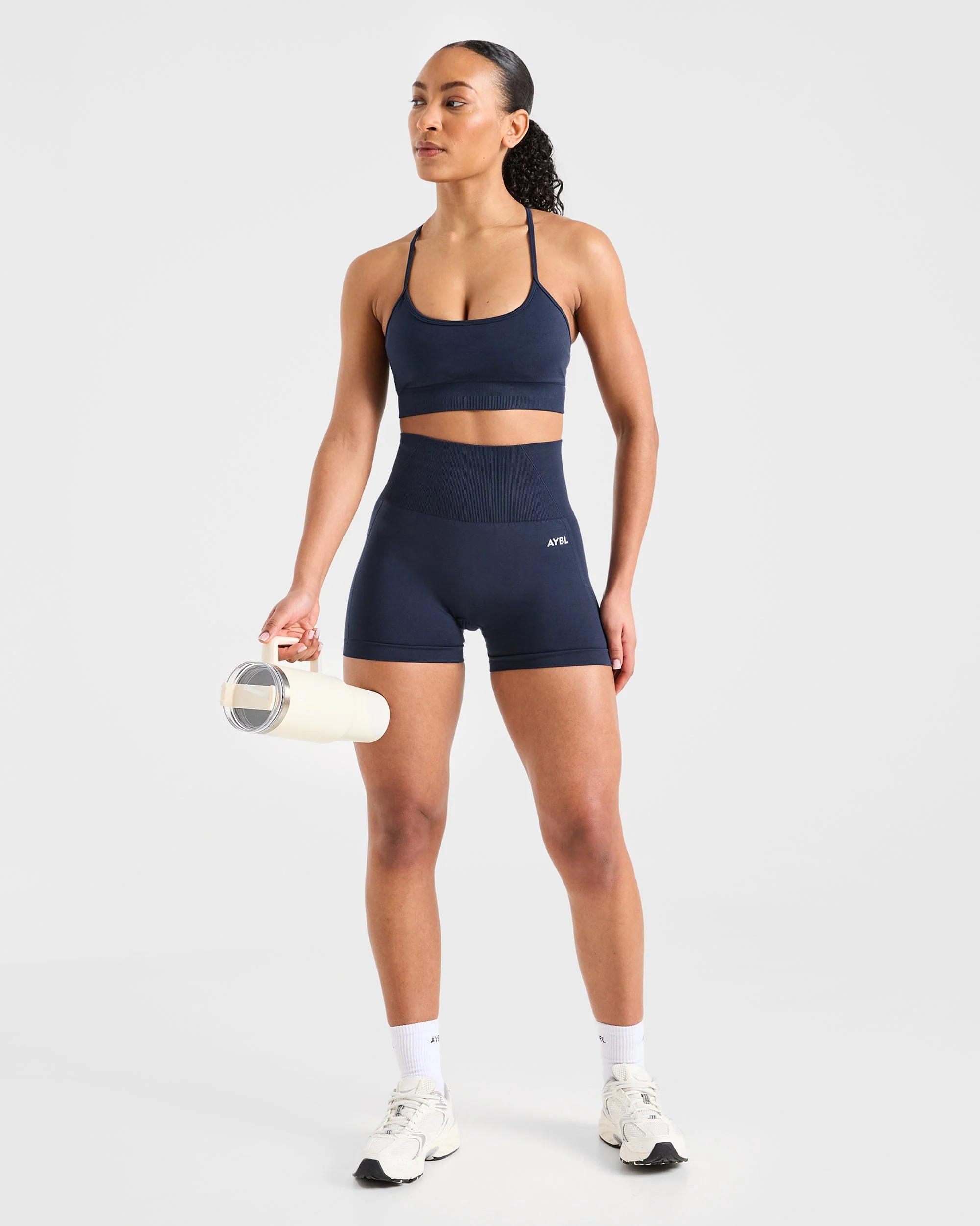 Empower Seamless Sports Bra - Navy - Image 8