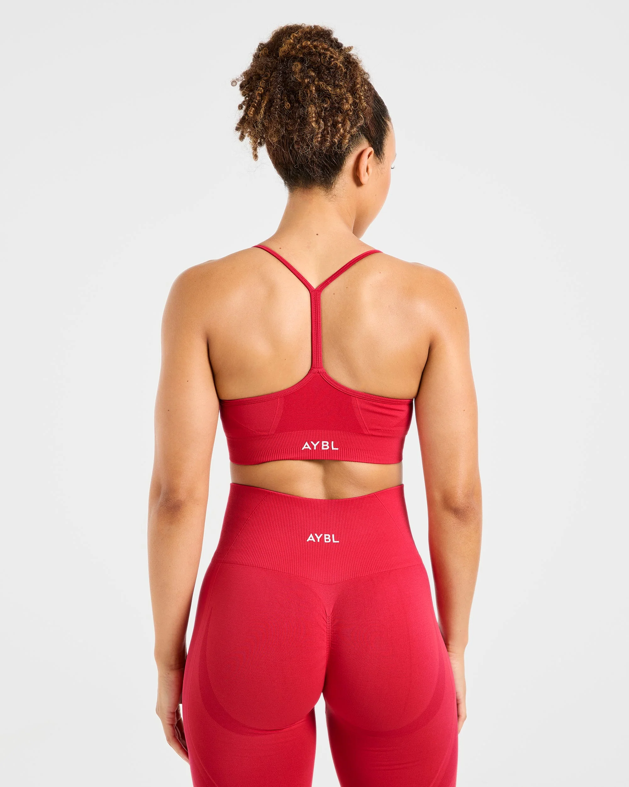 Empower Seamless Sports Bra - Red - Image 2