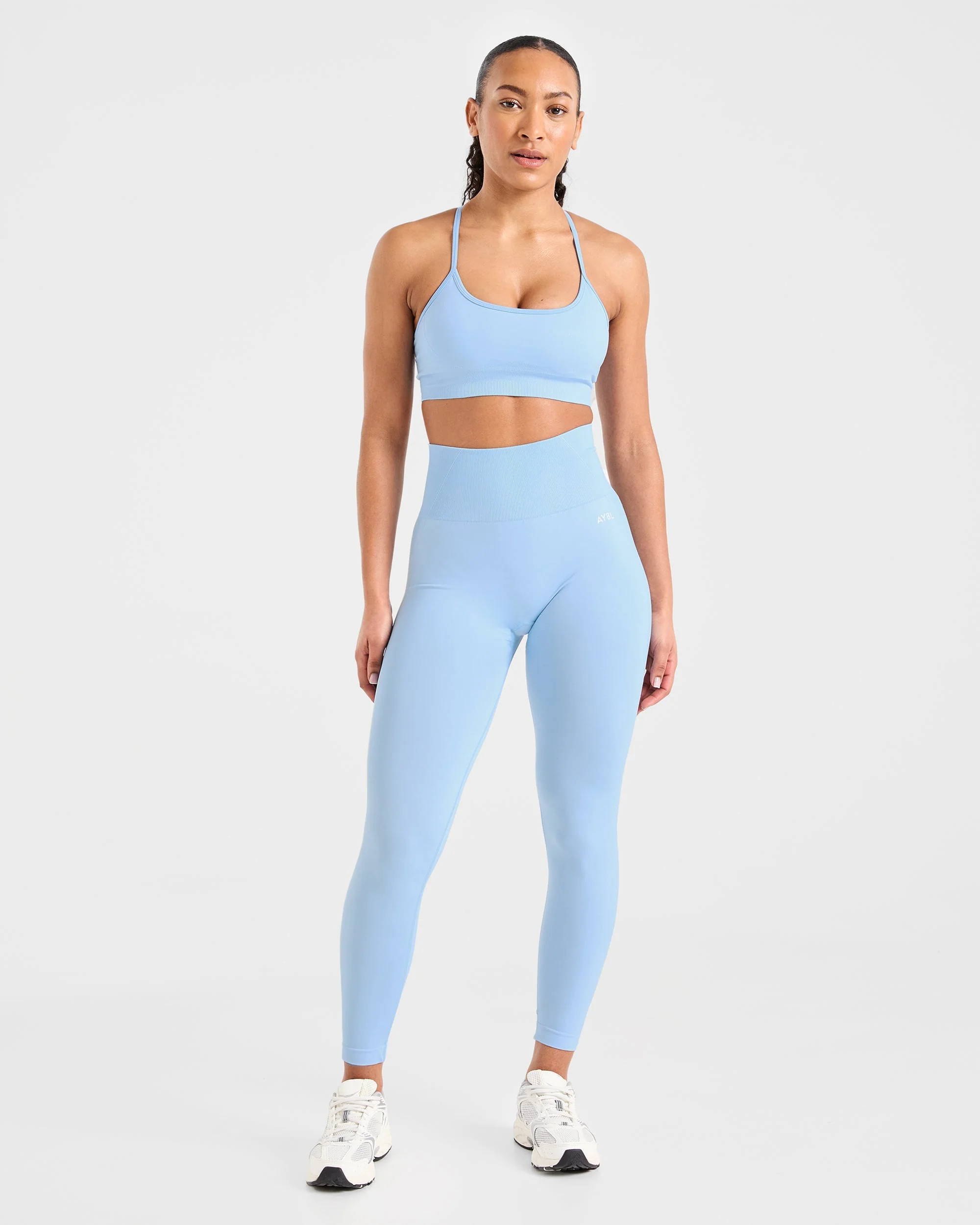 Empower Seamless Sports Bra - Sky Blue - Image 3