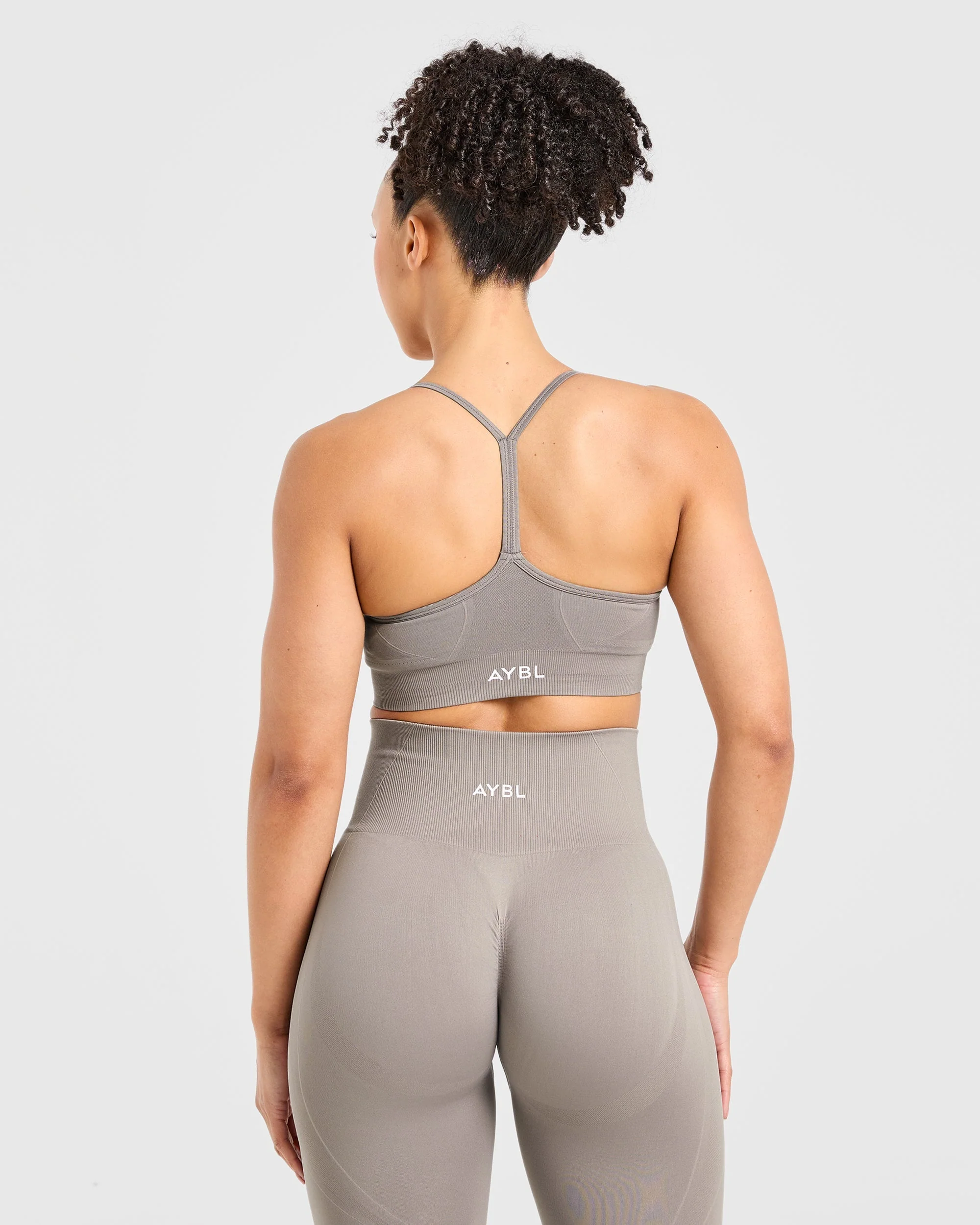 Empower Seamless Sports Bra - Taupe - Image 2