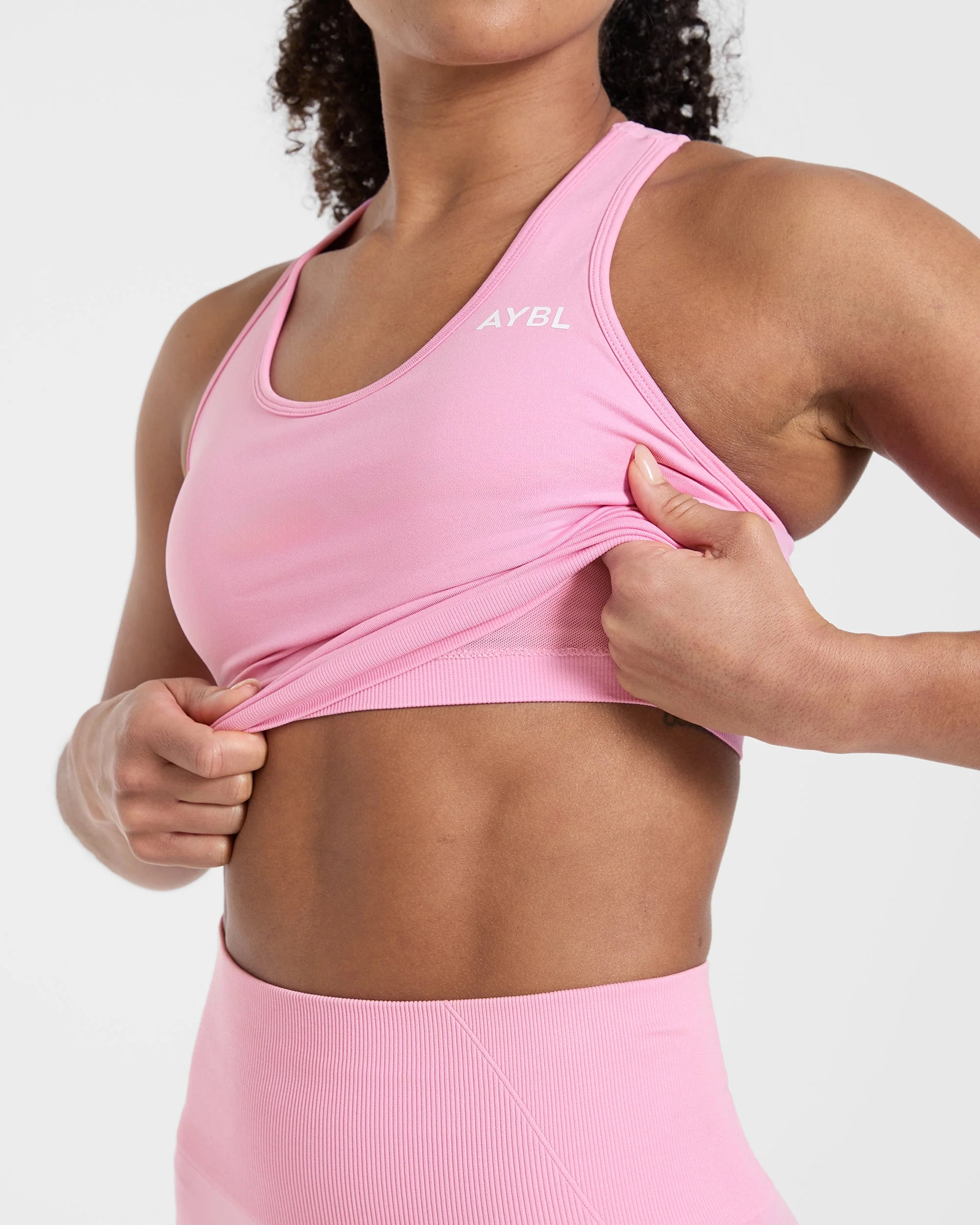 Empower Seamless Tank Top - Baby Pink - Image 6