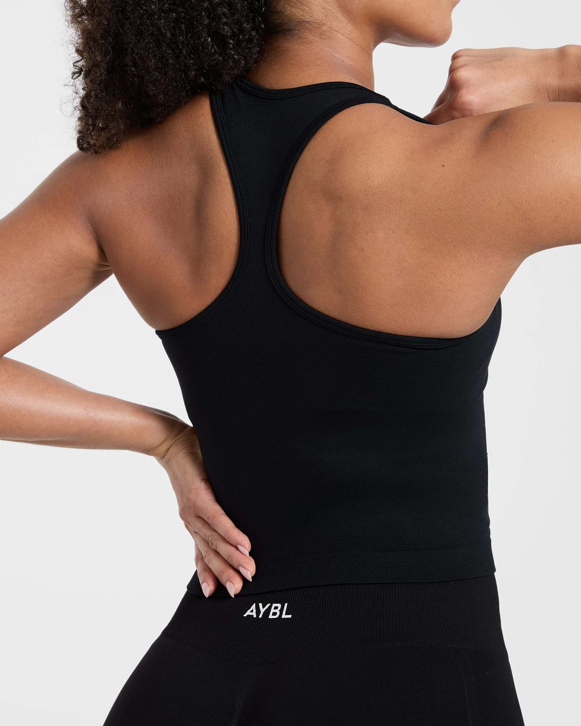 Empower Seamless Tank Top - Black - Image 5