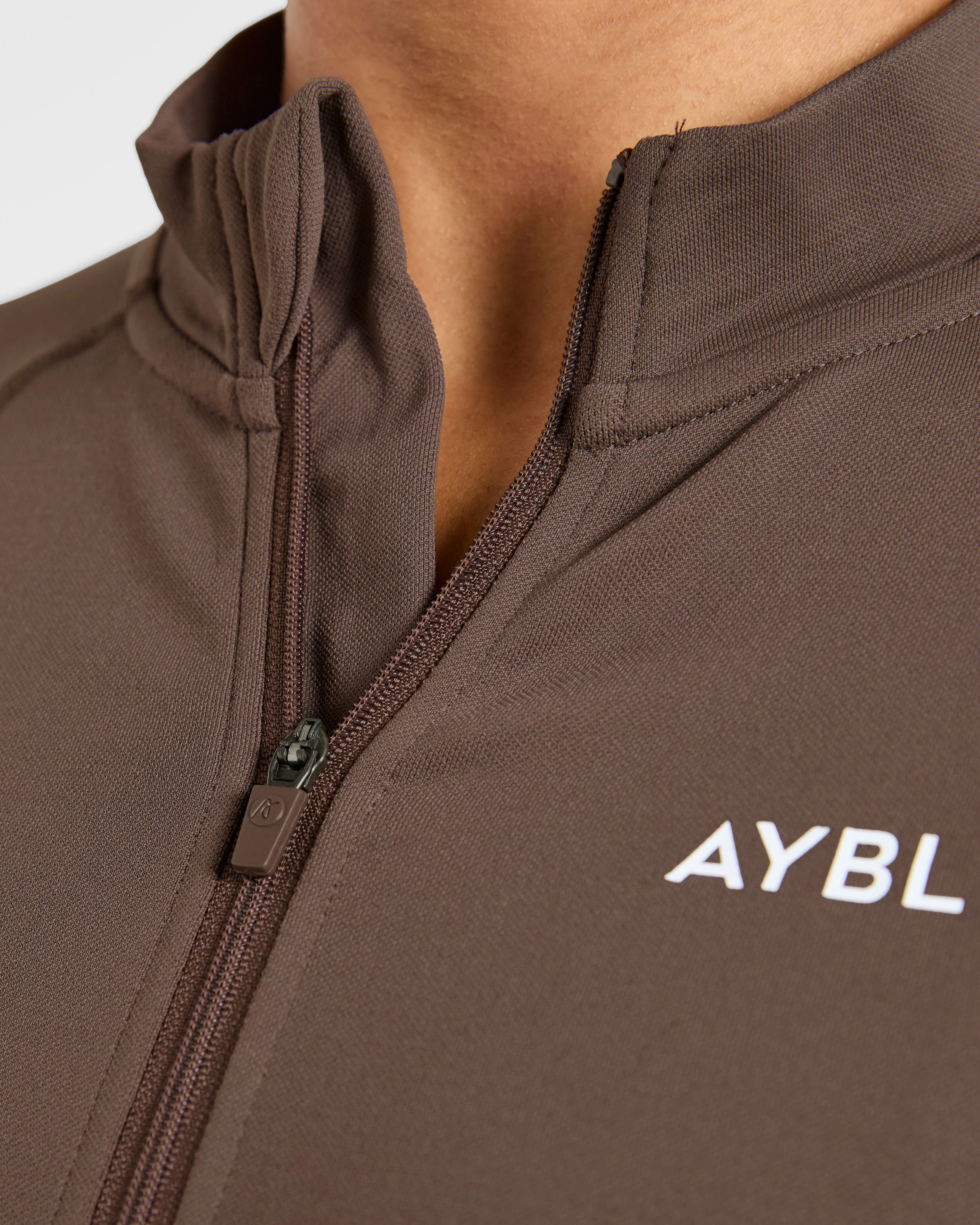 Enhance Seamless Jacket - Brown - Image 5