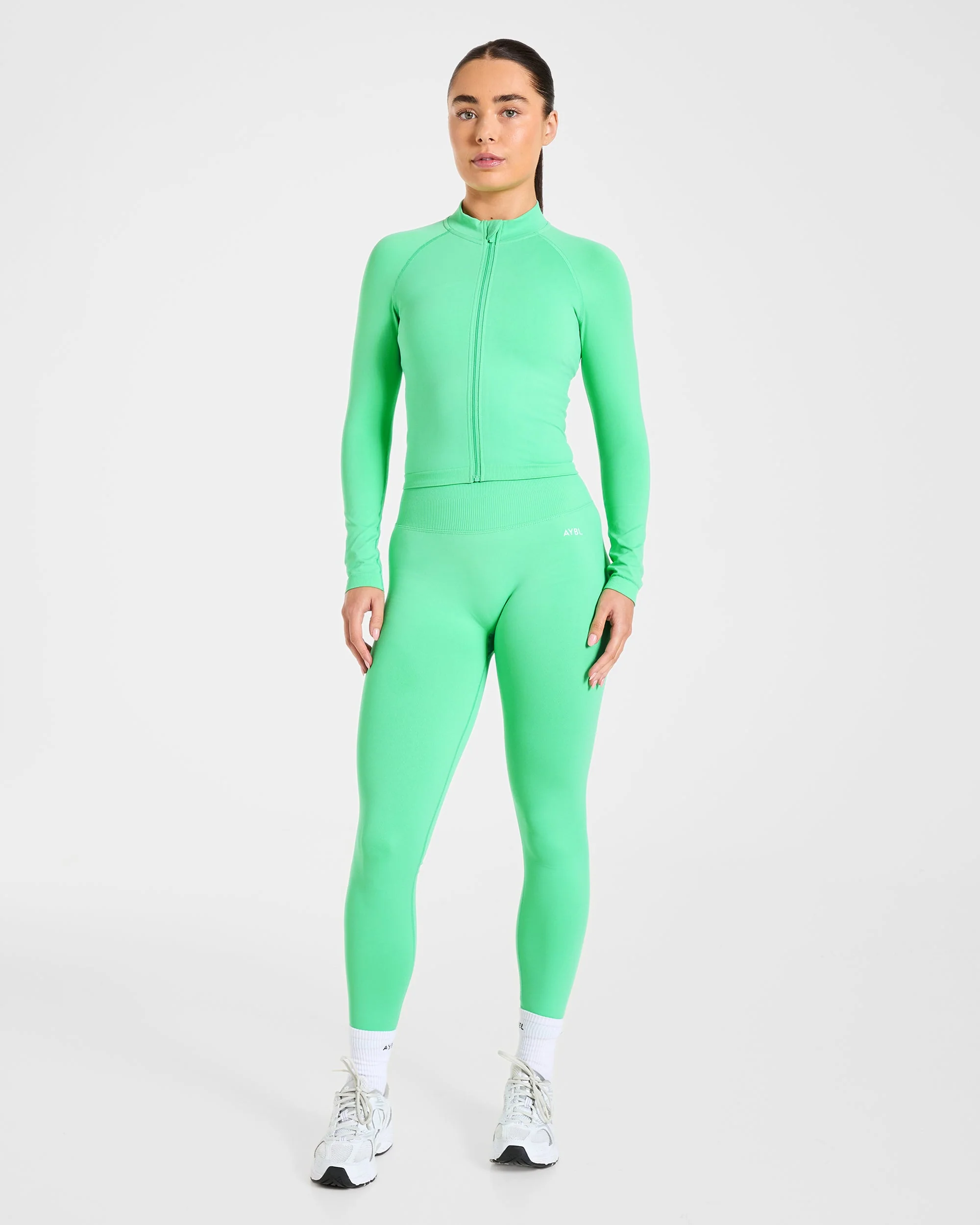 Enhance Seamless Jacket - Mint Green - Image 3