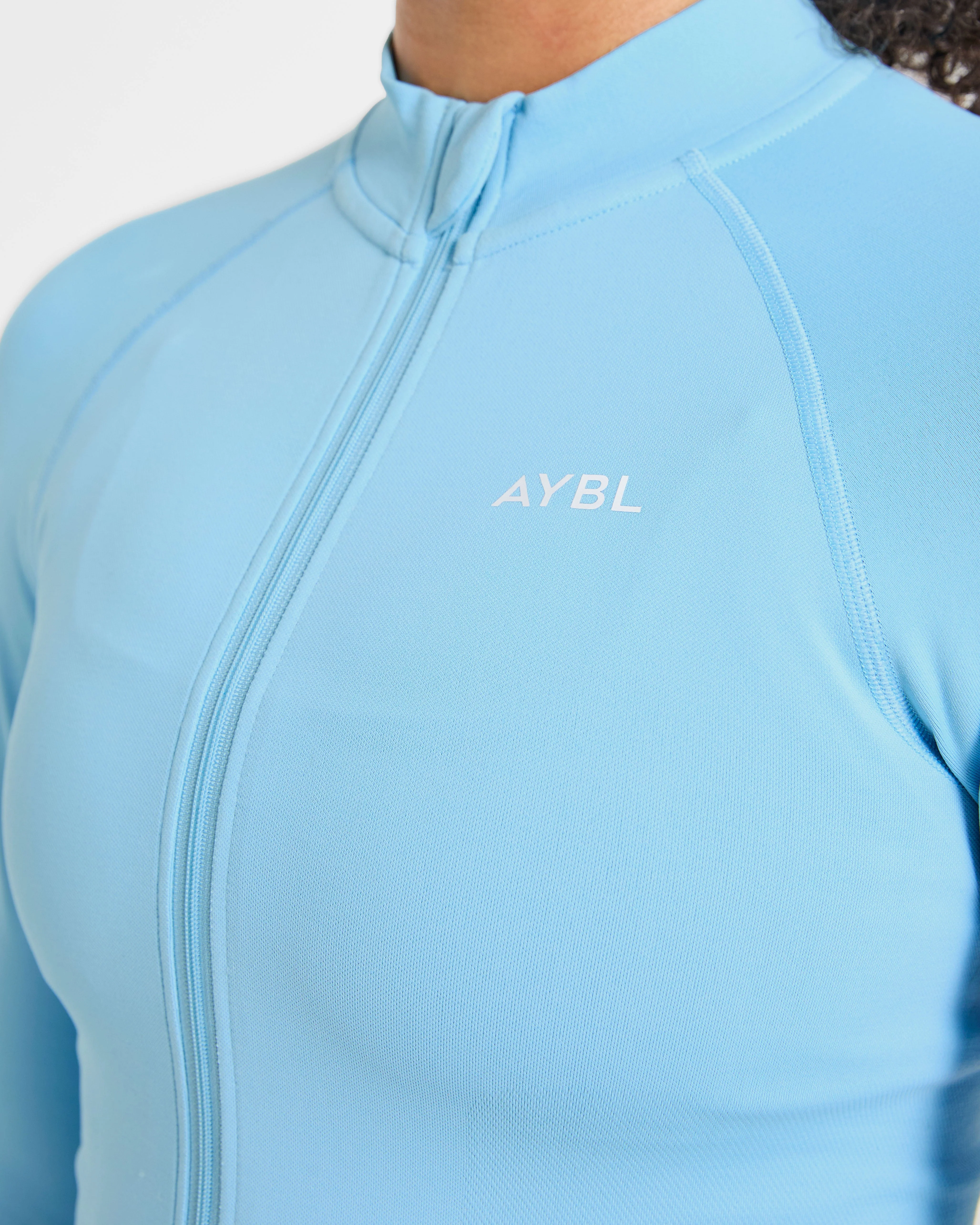 Enhance Seamless Jacket - Powder Blue - Image 5