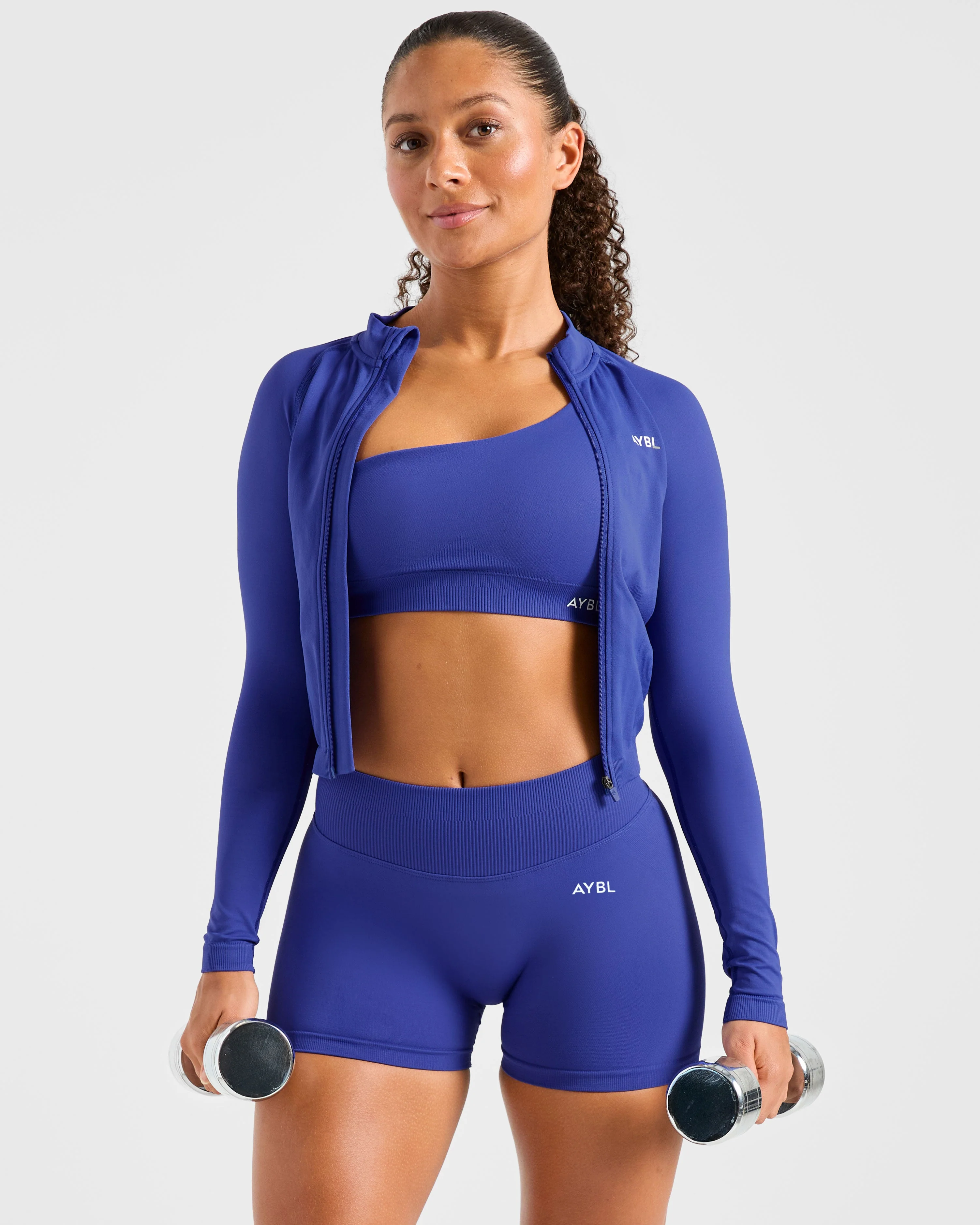 Enhance Seamless Shorts | 3.5"- Cobalt Blue - Image 8