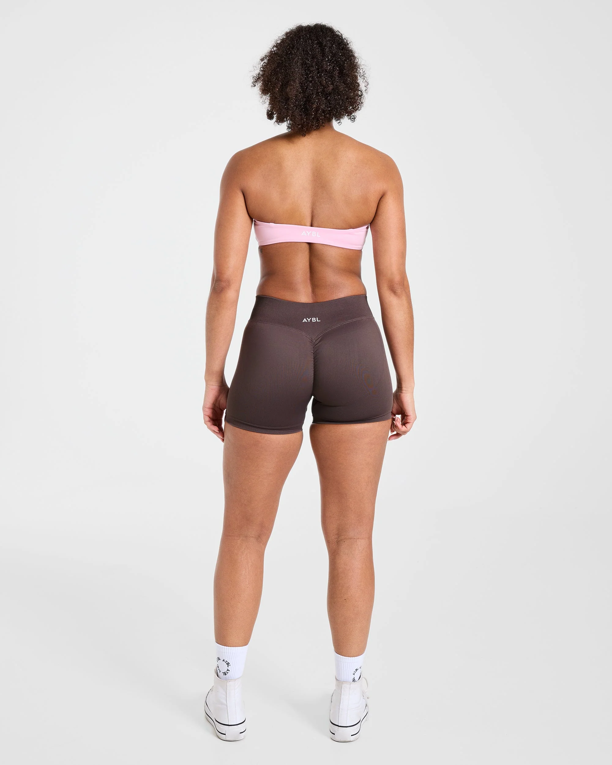 Essential Bandeau Sports Bra - Pink - Image 4