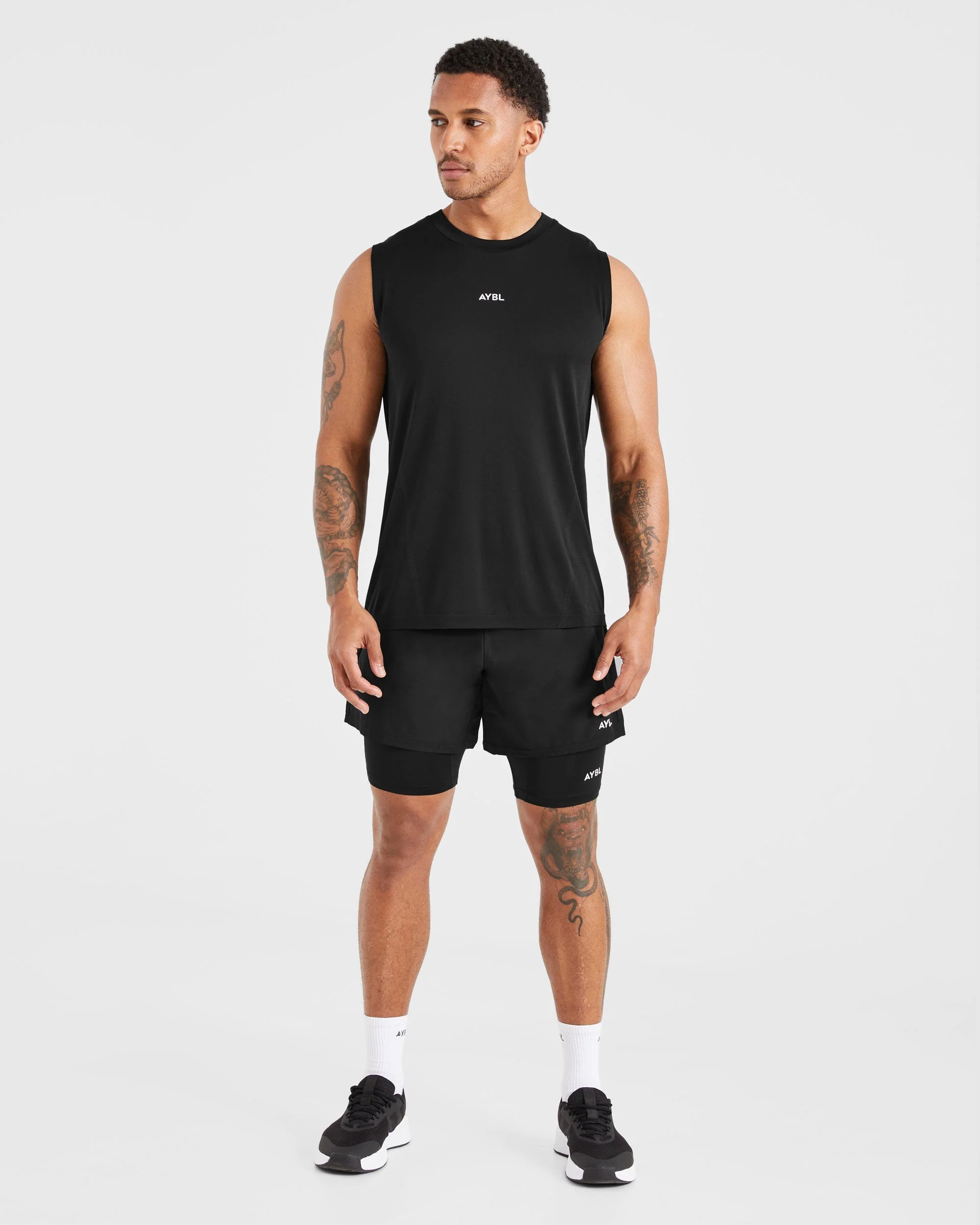 Essential Base Layer Shorts - Black - Image 3