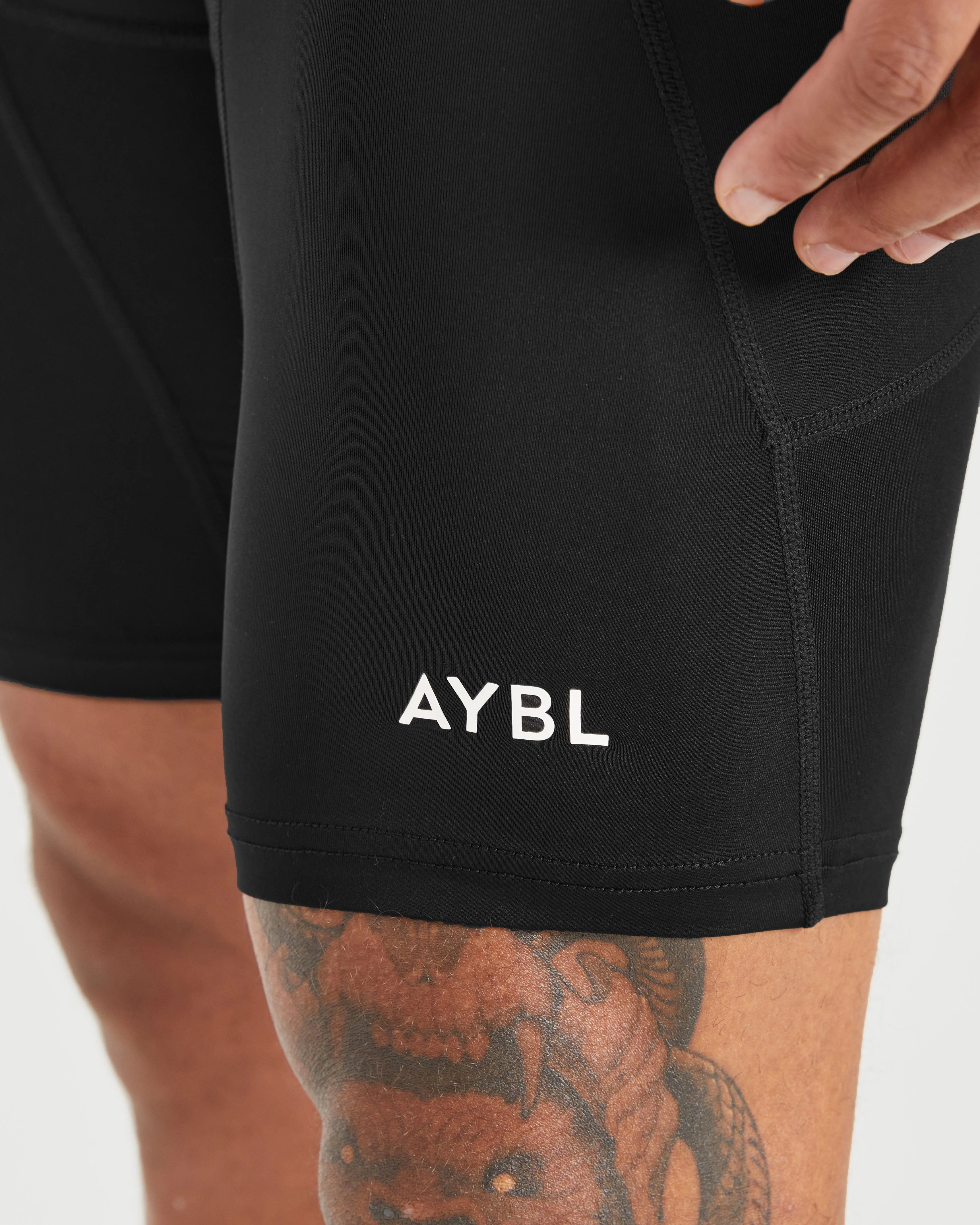 Essential Base Layer Shorts - Black - Image 5