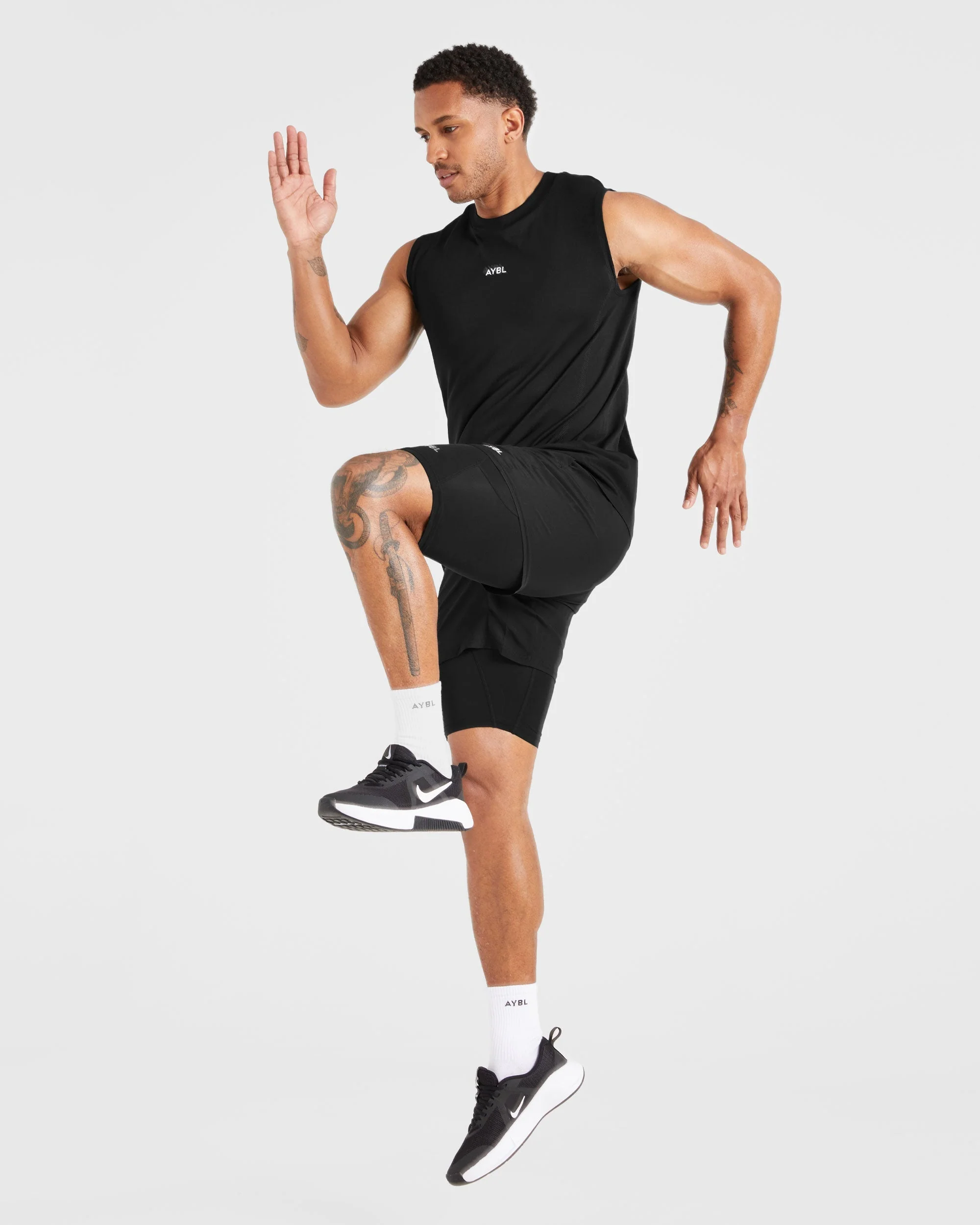 Essential Base Layer Shorts - Black - Image 7