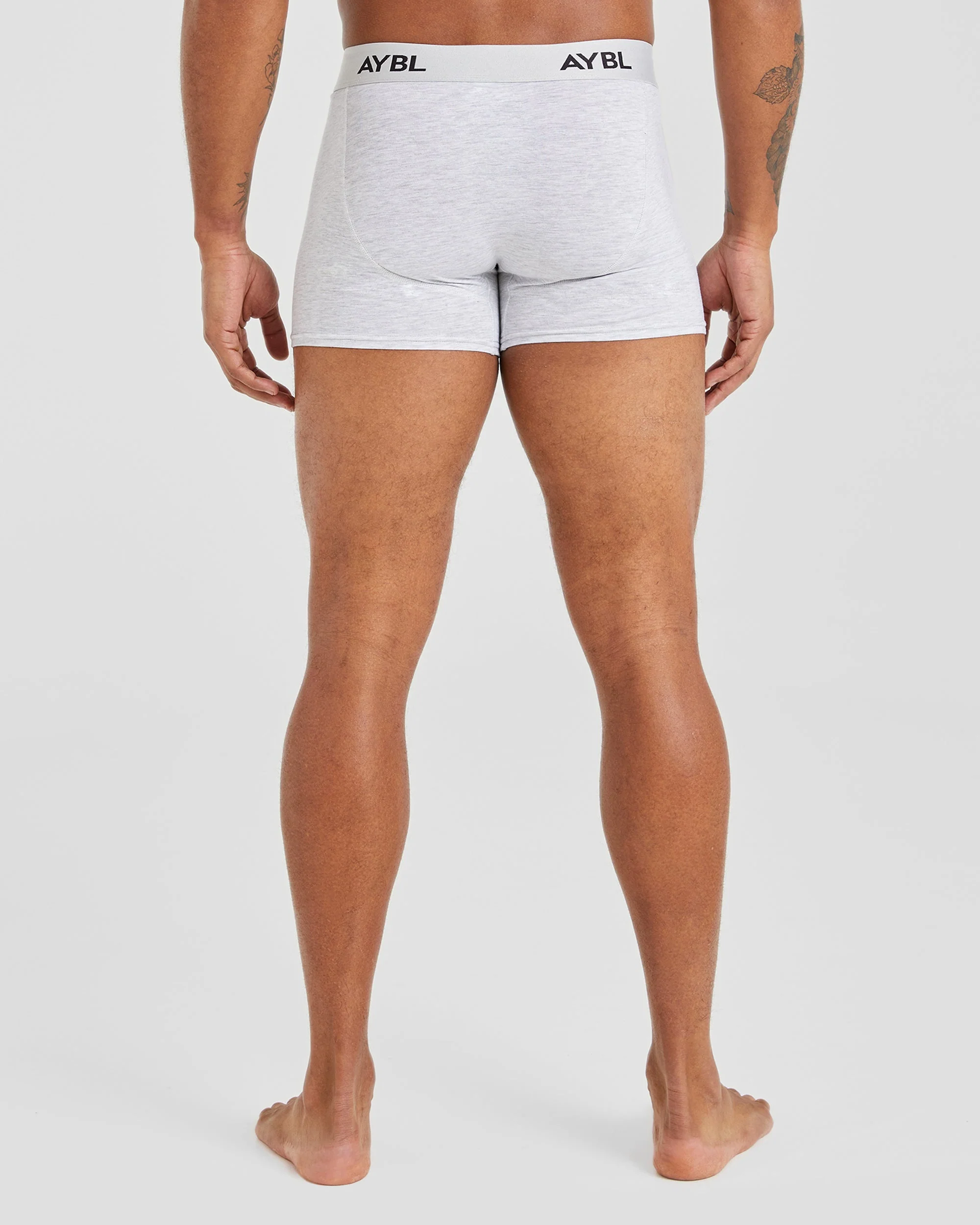 Essential Boxer Trunk (3 pack) - Black/White/Grey - Image 2