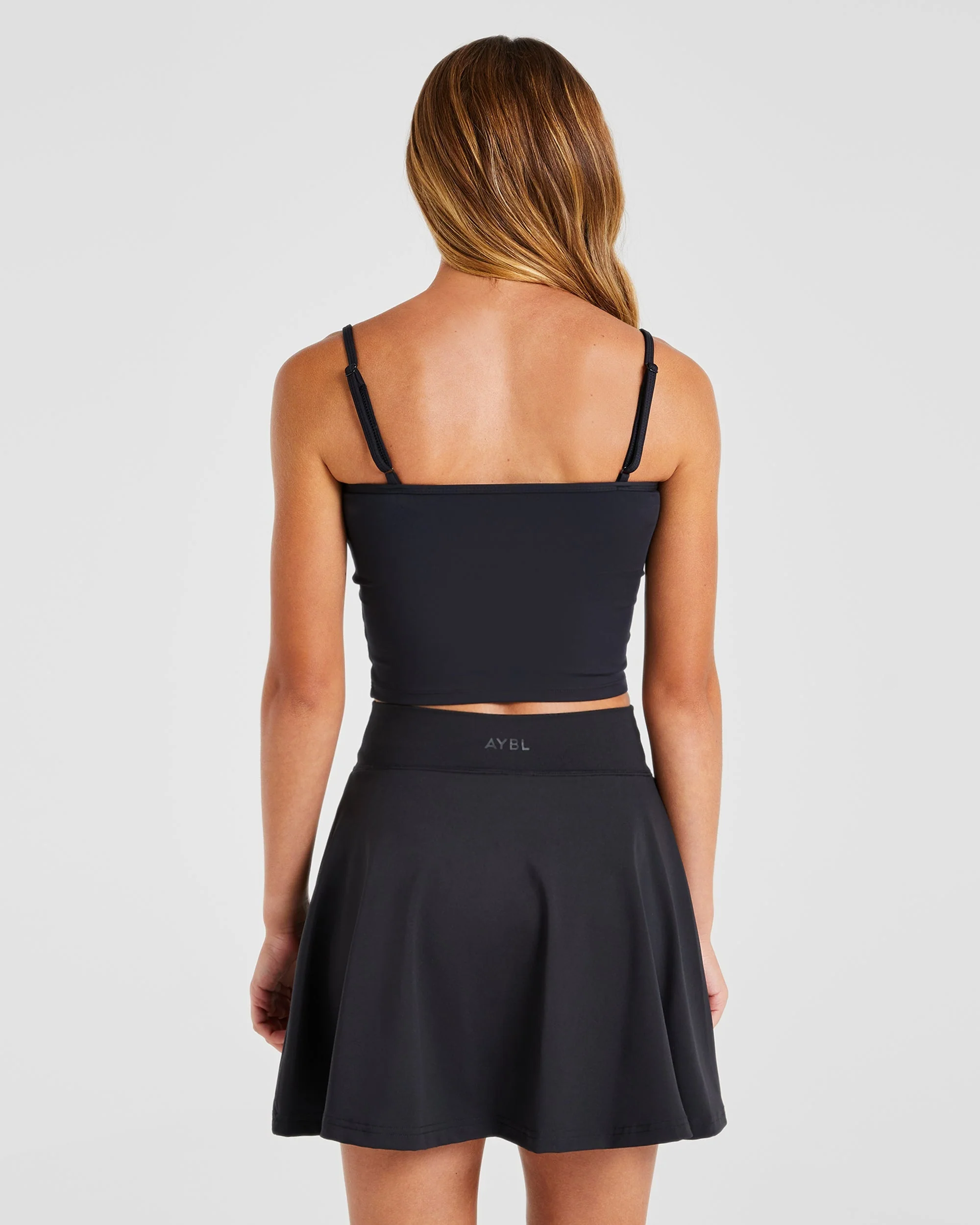 Essential Crop Vest - Black - Image 2