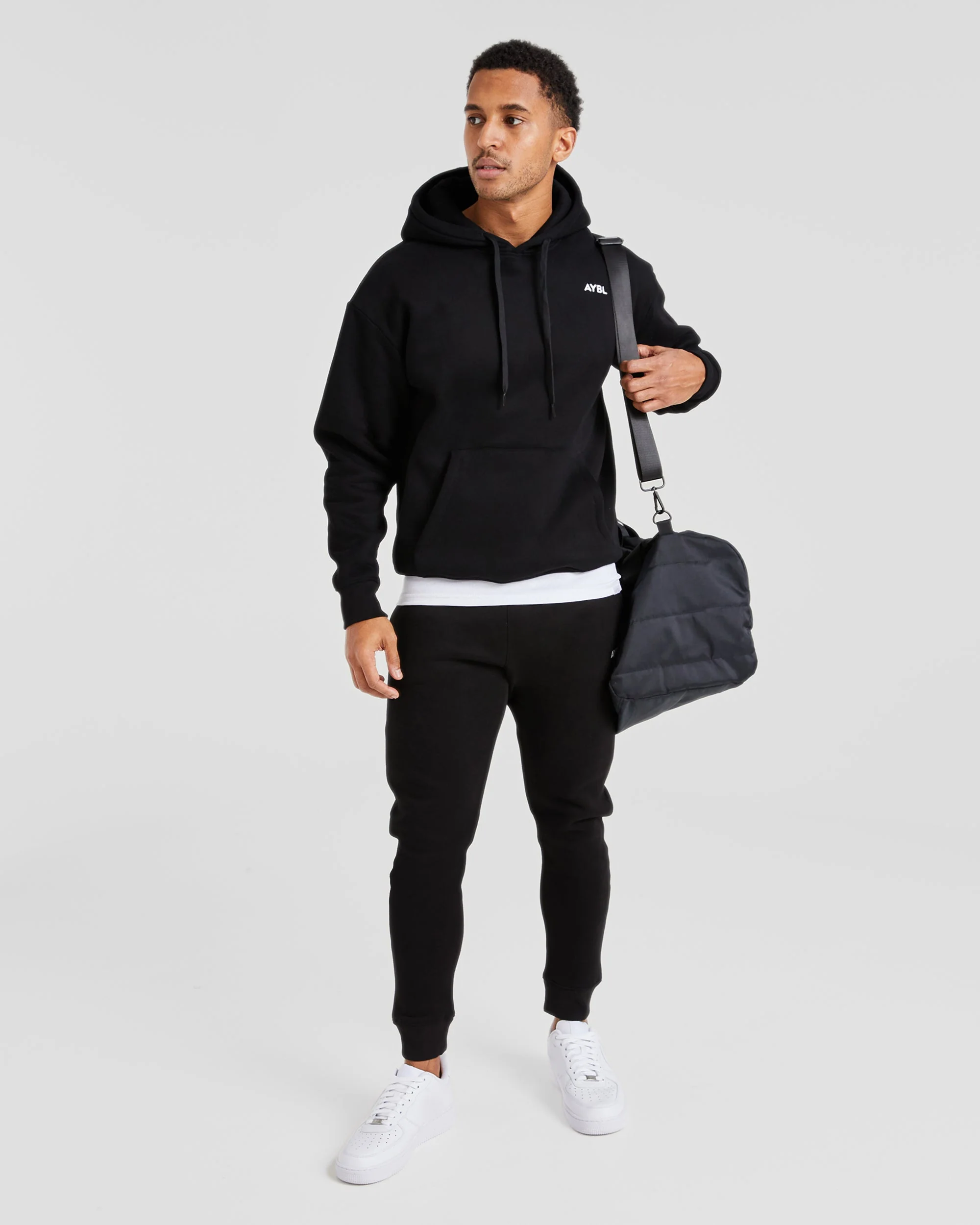 Essential Joggers - Black - Image 7