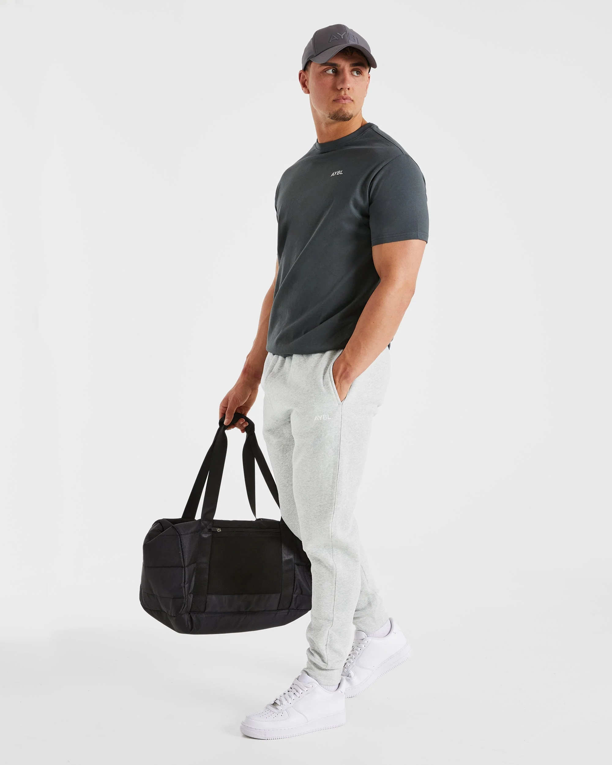 Essential Joggers - Grey Marl - Image 8