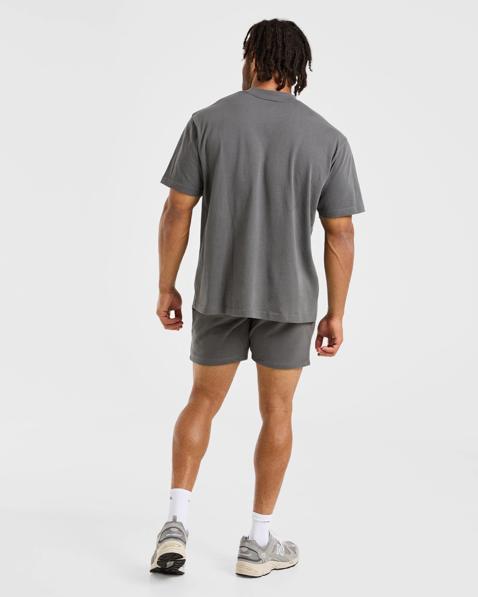 Essential Lightweight 5" Shorts - Charcoal - Image 4