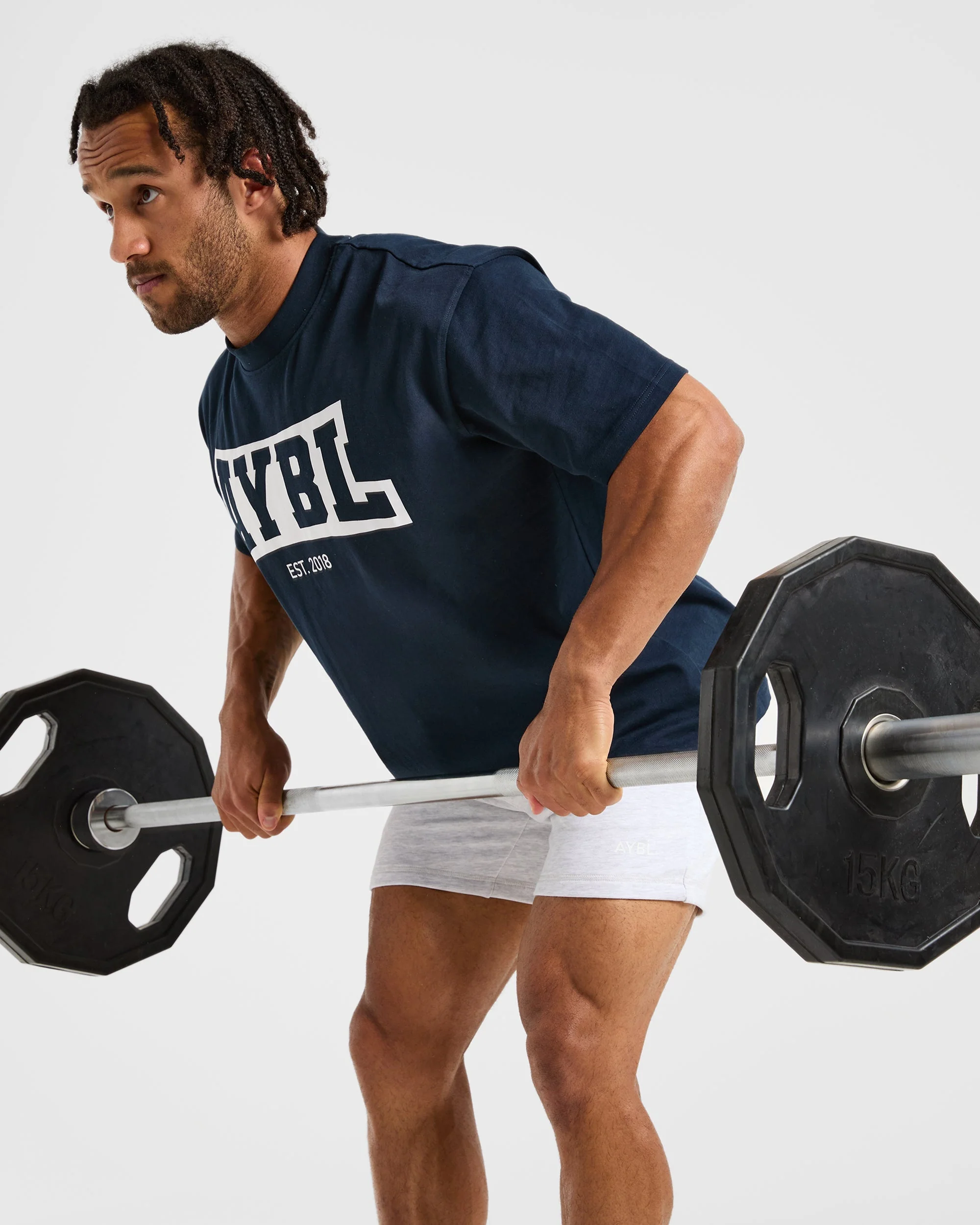 Essential Lightweight 5" Shorts - Grey Marl - Image 8
