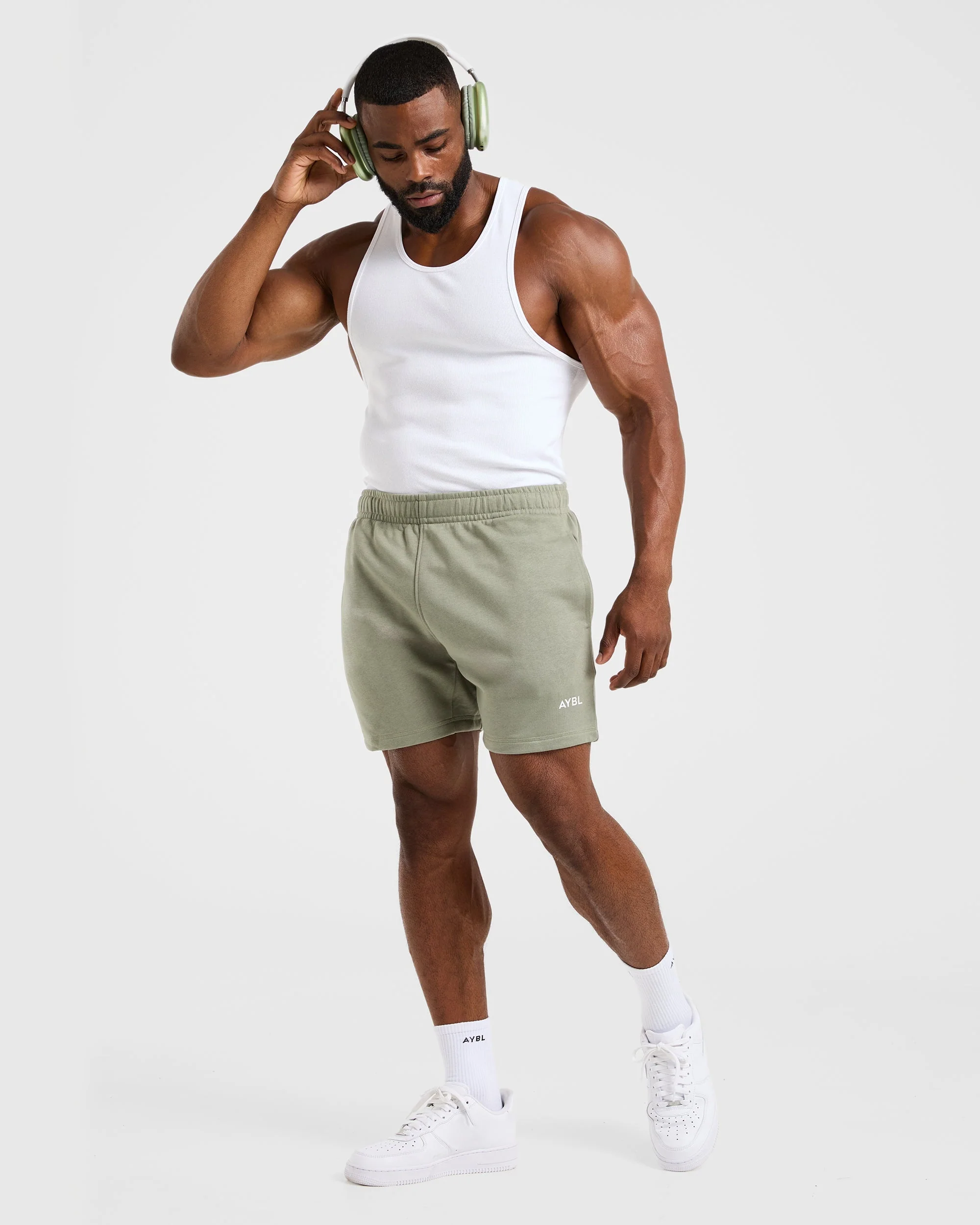 Essential Lightweight 5" Shorts - Washed Sage - Image 7