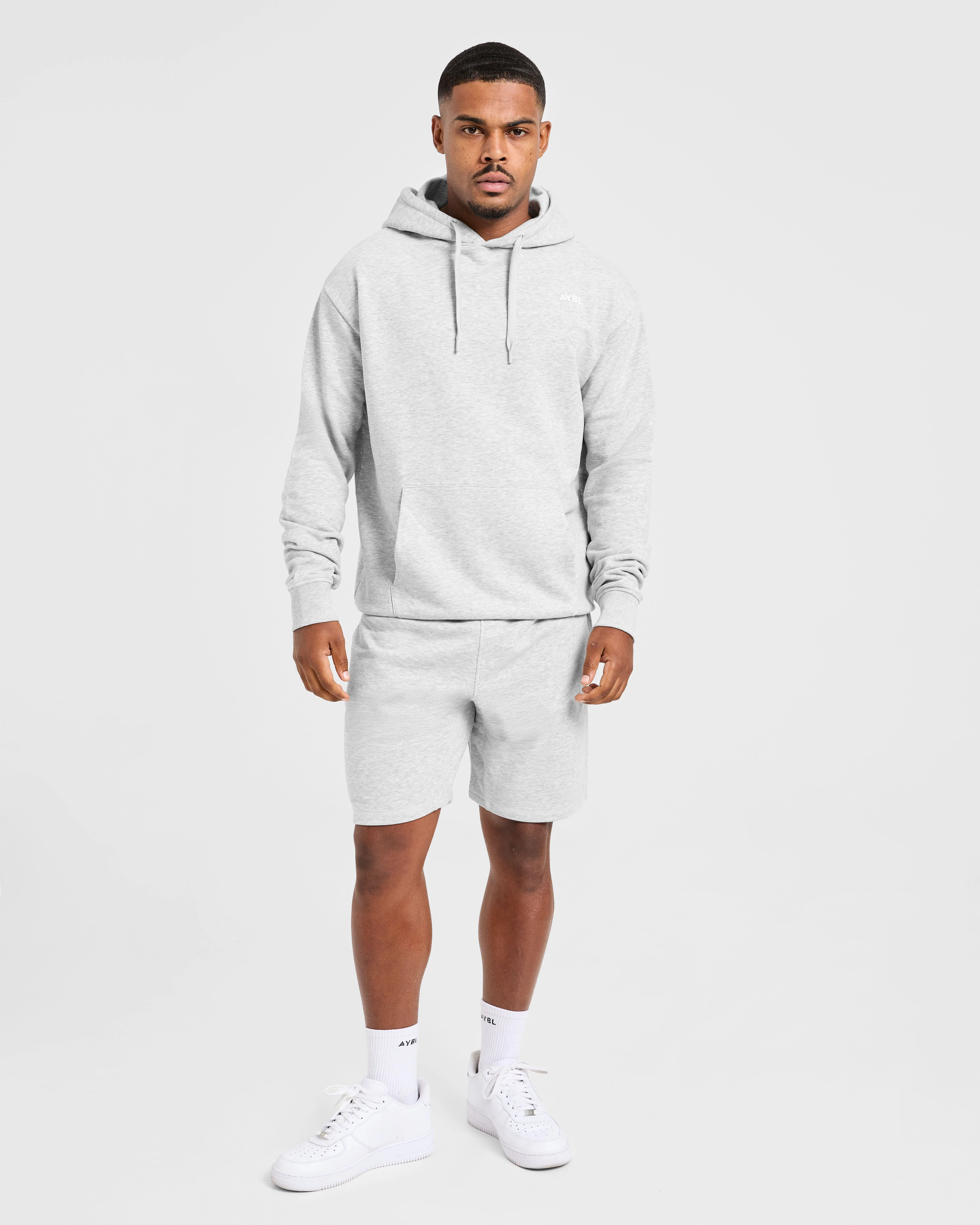 Essential Lightweight 7" Shorts - Grey Marl - Image 3