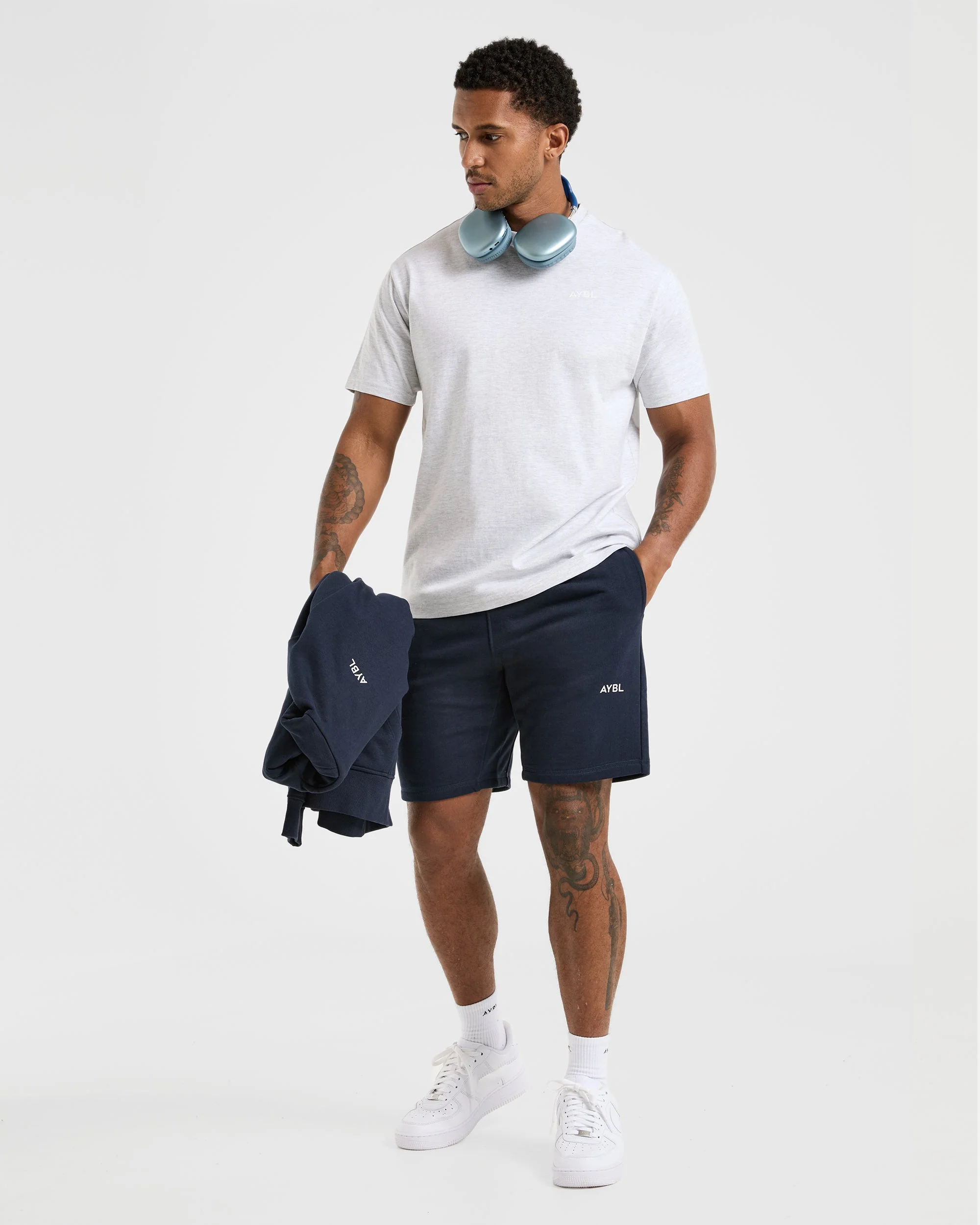 Essential Lightweight 7" Shorts - Navy - Image 7