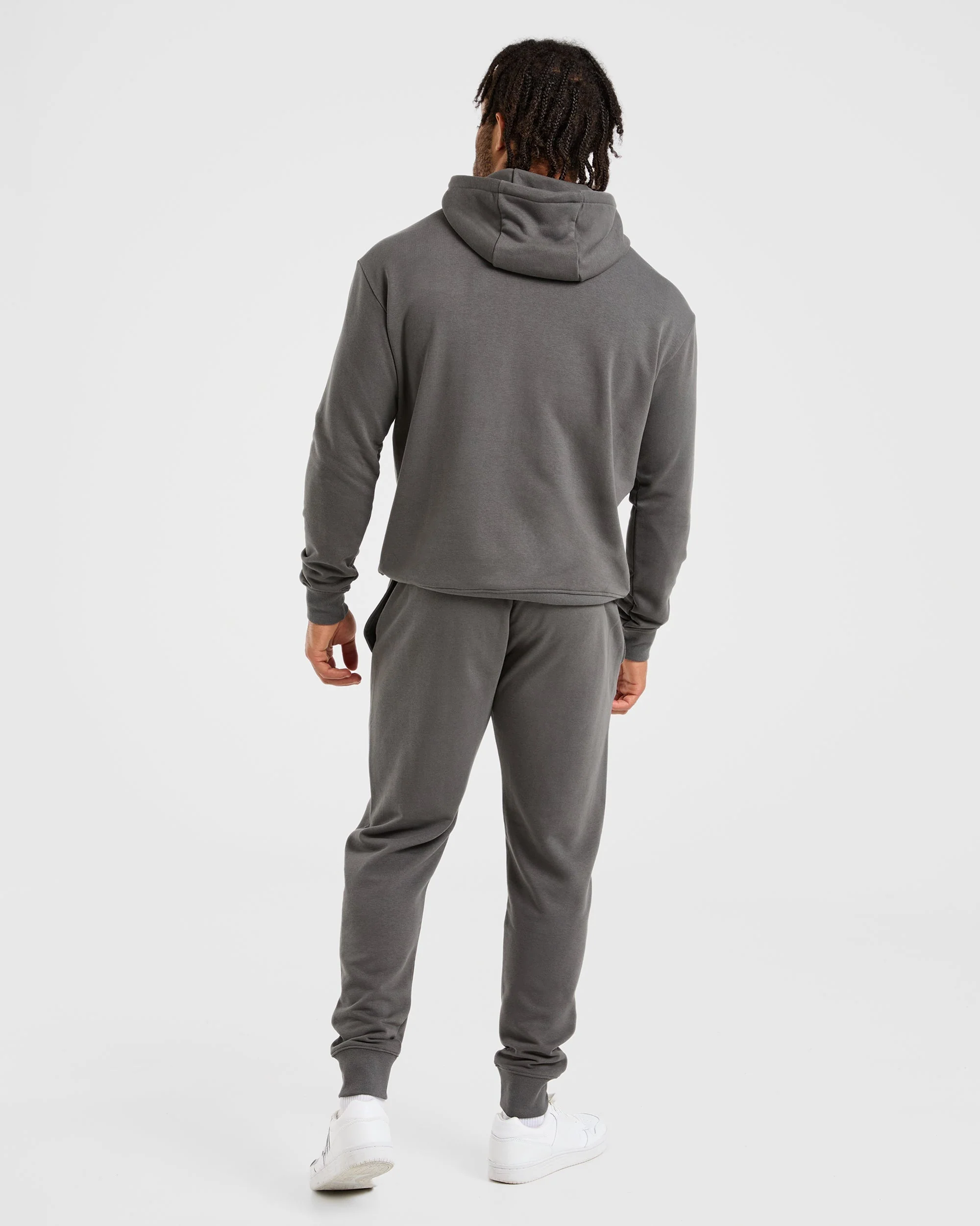 Essential Lightweight Hoodie - Charcoal - Image 4