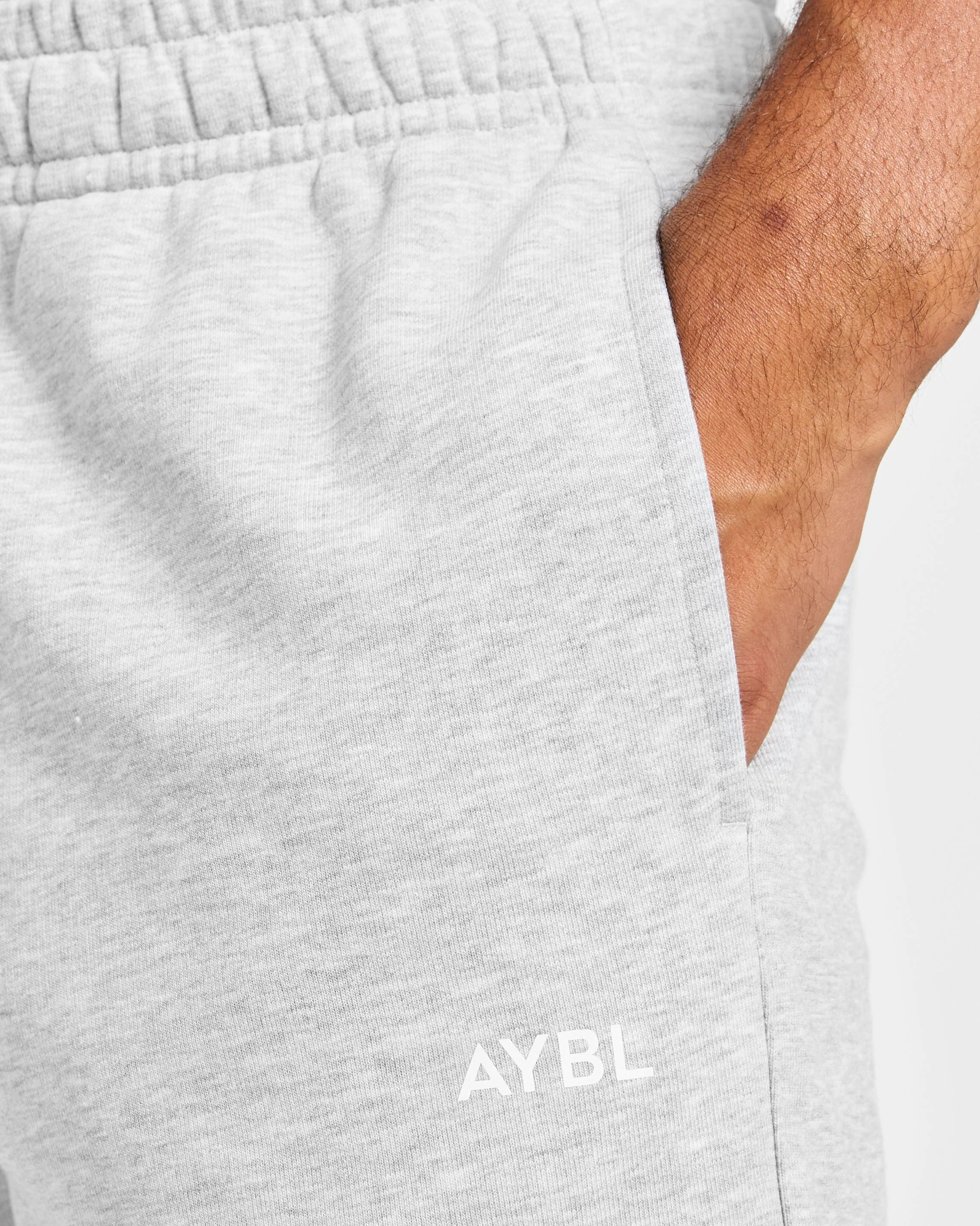 Essential Lightweight Joggers - Grey Marl - Image 5