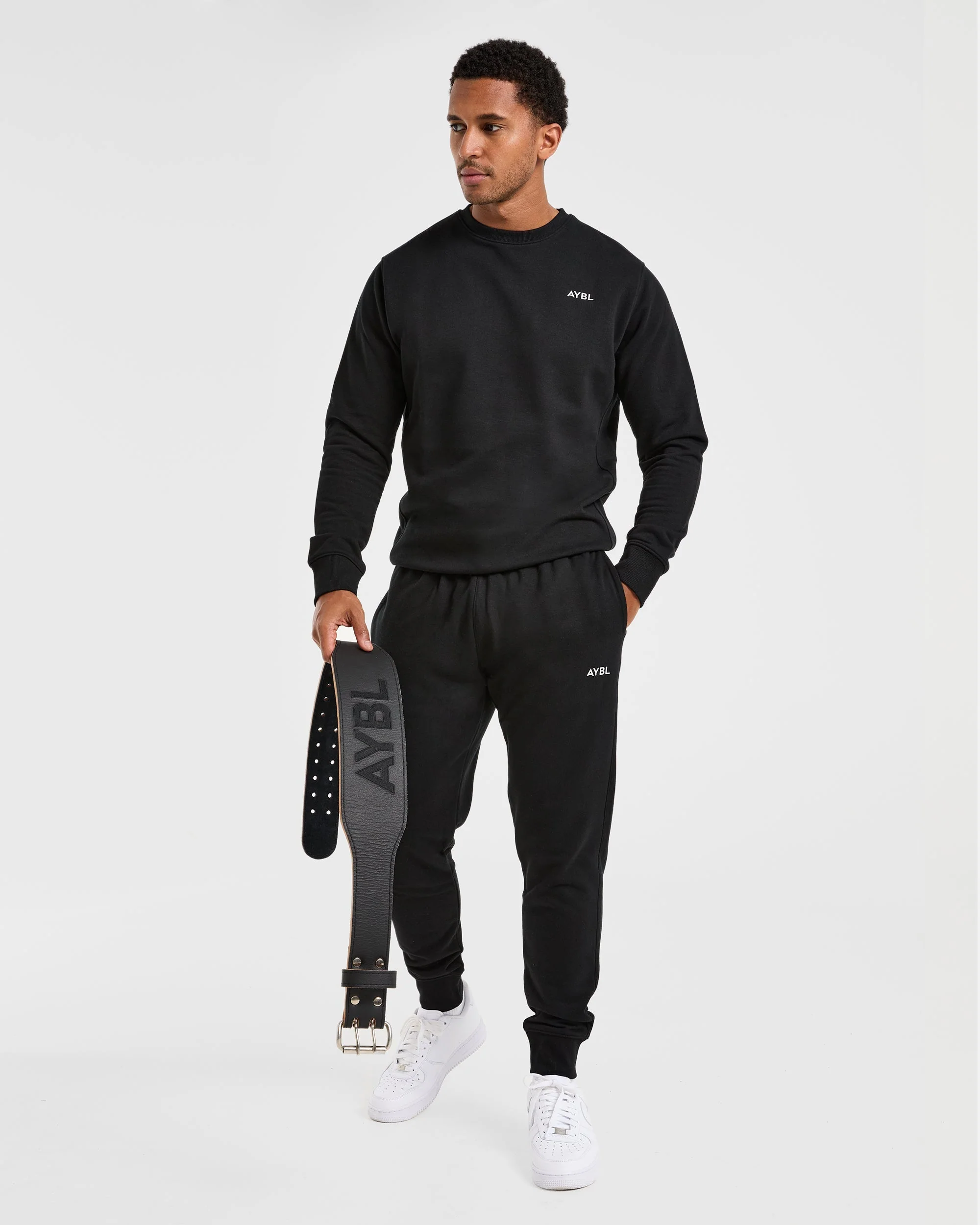 Essential Lightweight Sweater - Black - Image 8