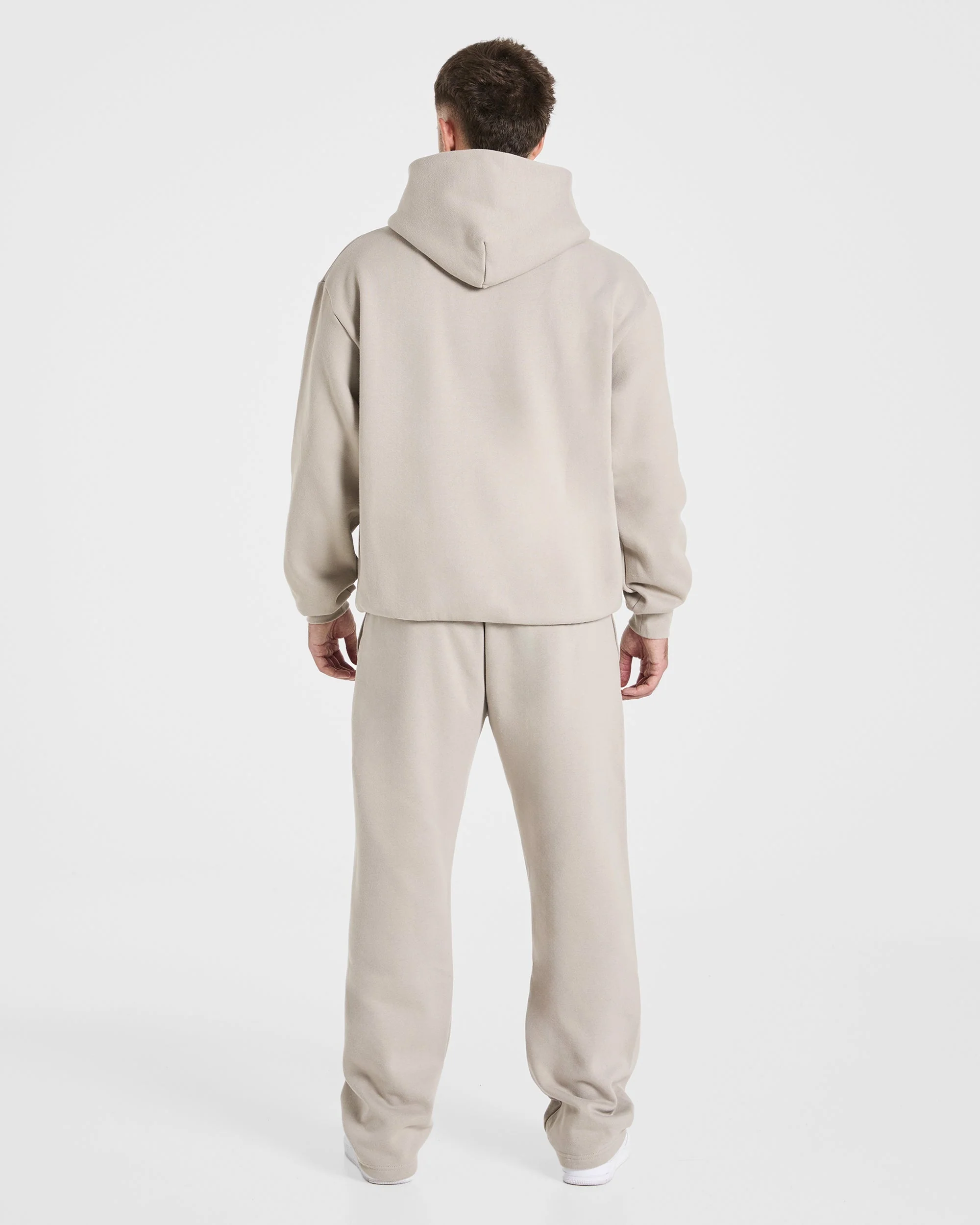 Essential Oversized Hoodie - Stone - Image 4