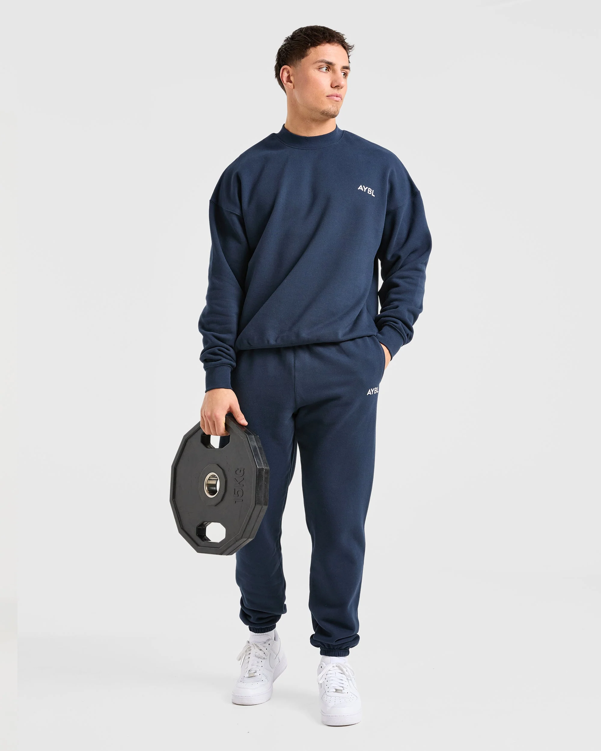 Essential Oversized Sweater - Navy - Image 8