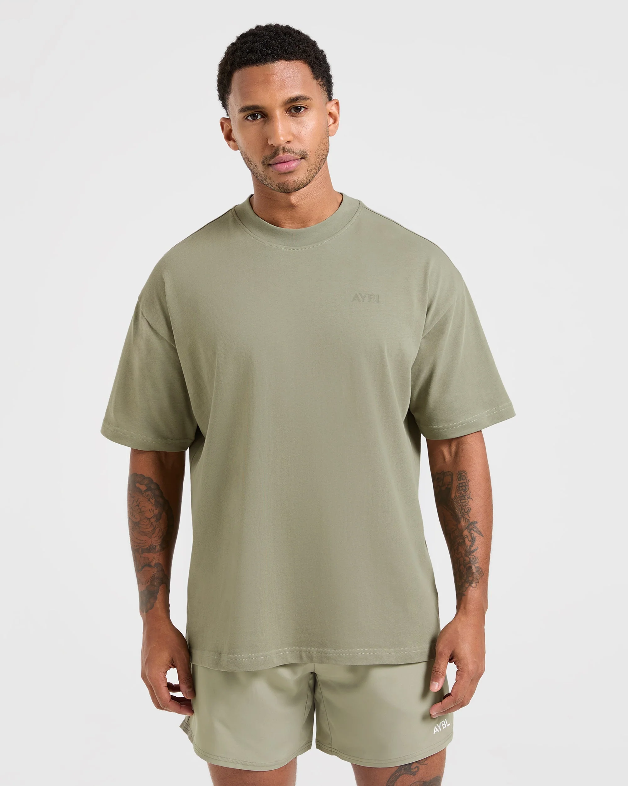 Essential Oversized T Shirt - Desert Olive - Image 2