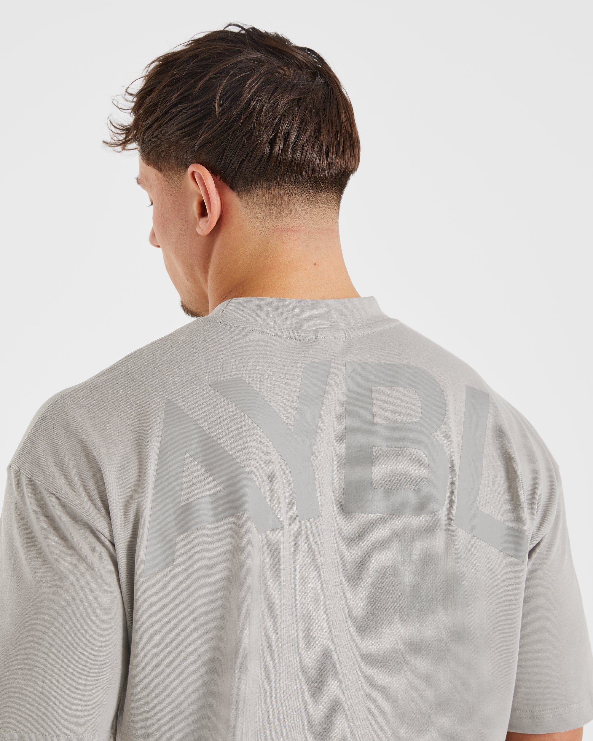 Essential Oversized T Shirt - Fog - Image 6