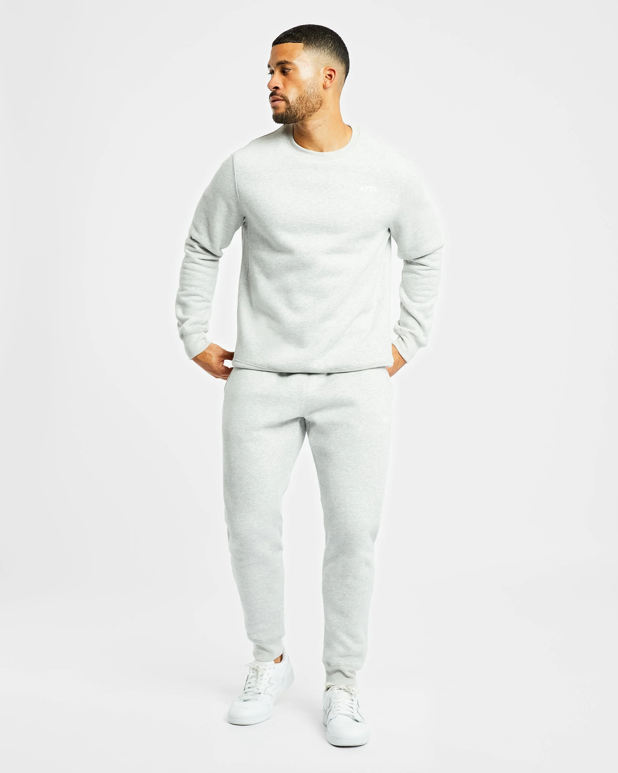 Essential Sweater - Grey Marl - Image 3