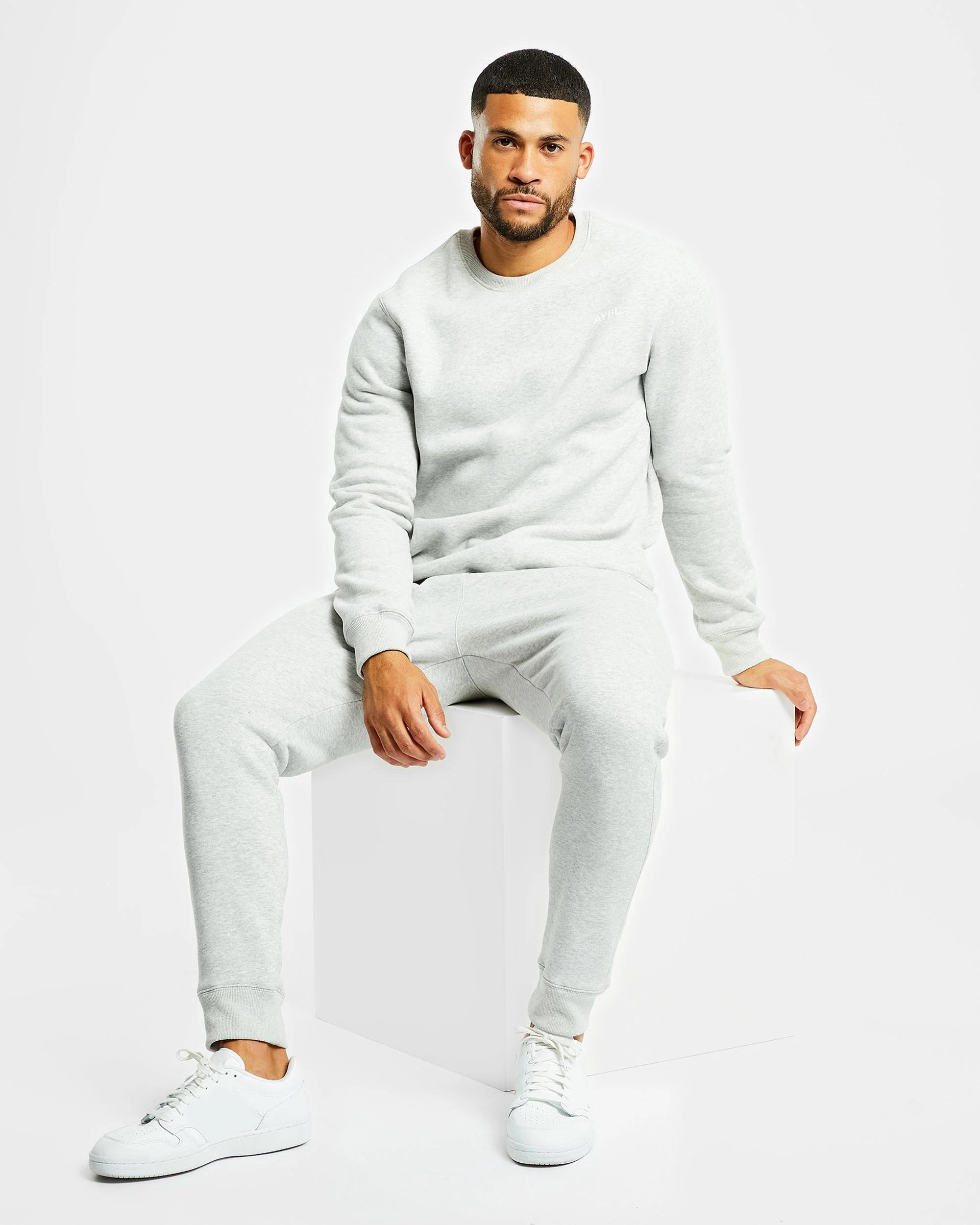 Essential Sweater - Grey Marl - Image 6