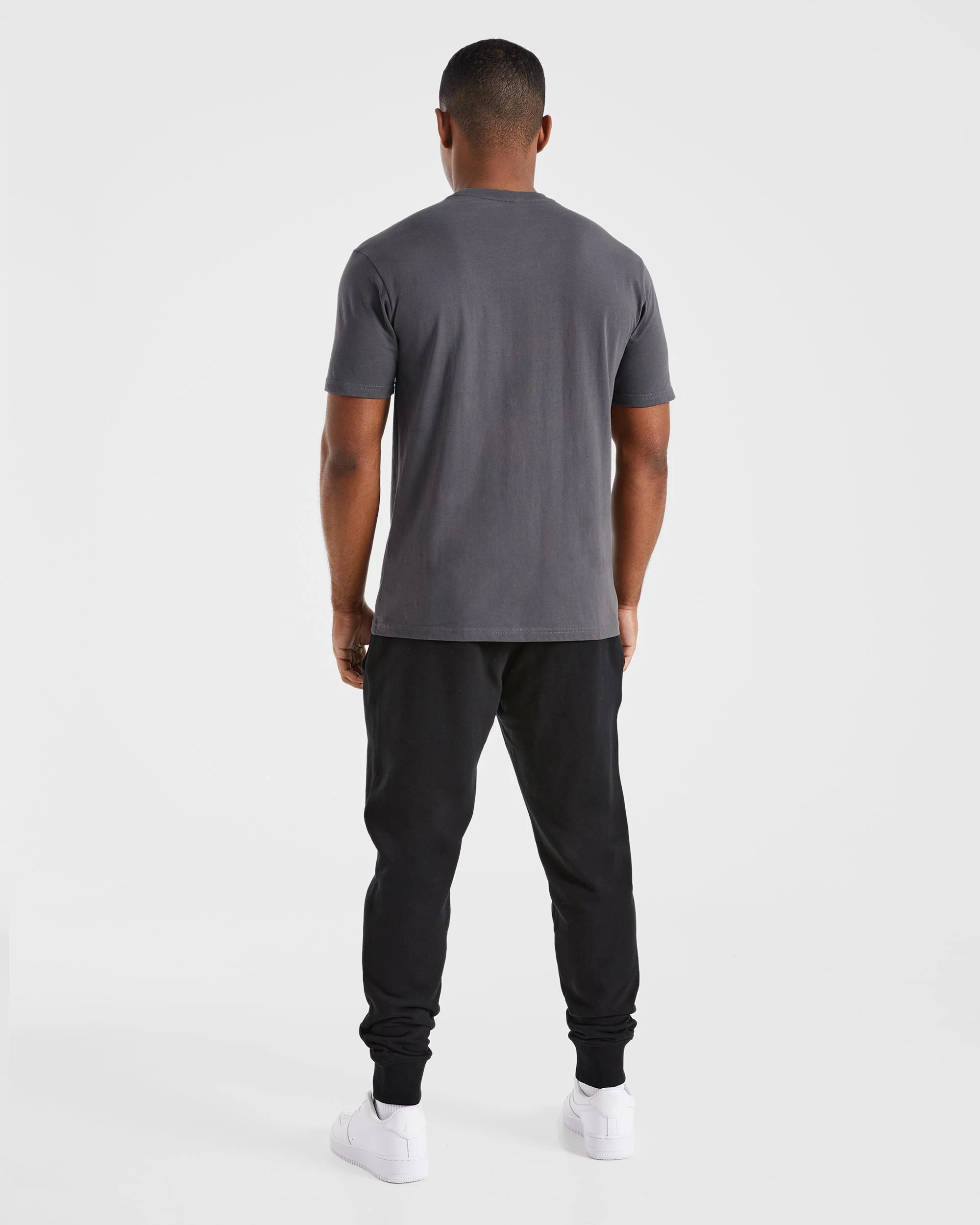 Essential T Shirt - Charcoal - Image 4
