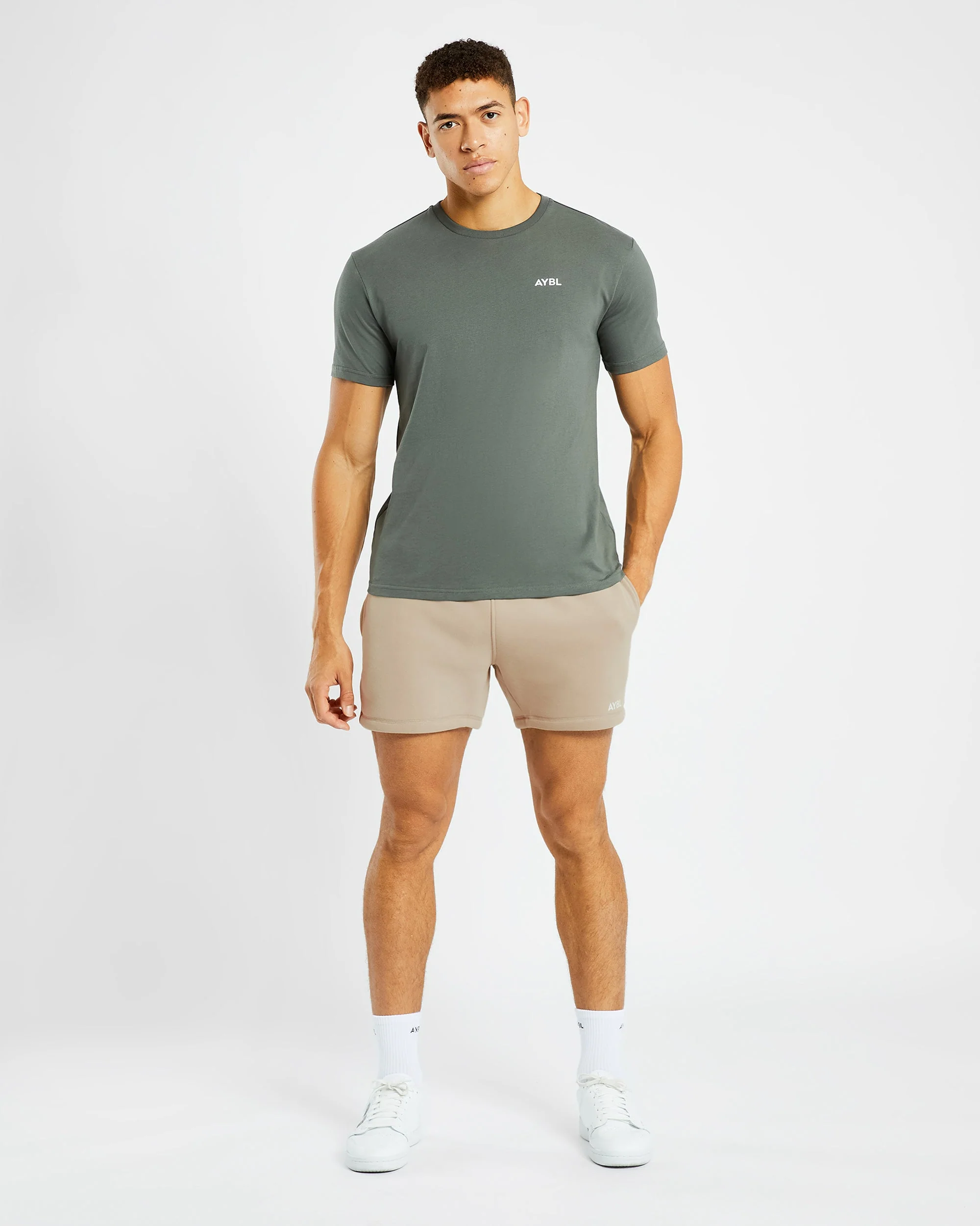 Essential T Shirt - Muted Green - Image 3