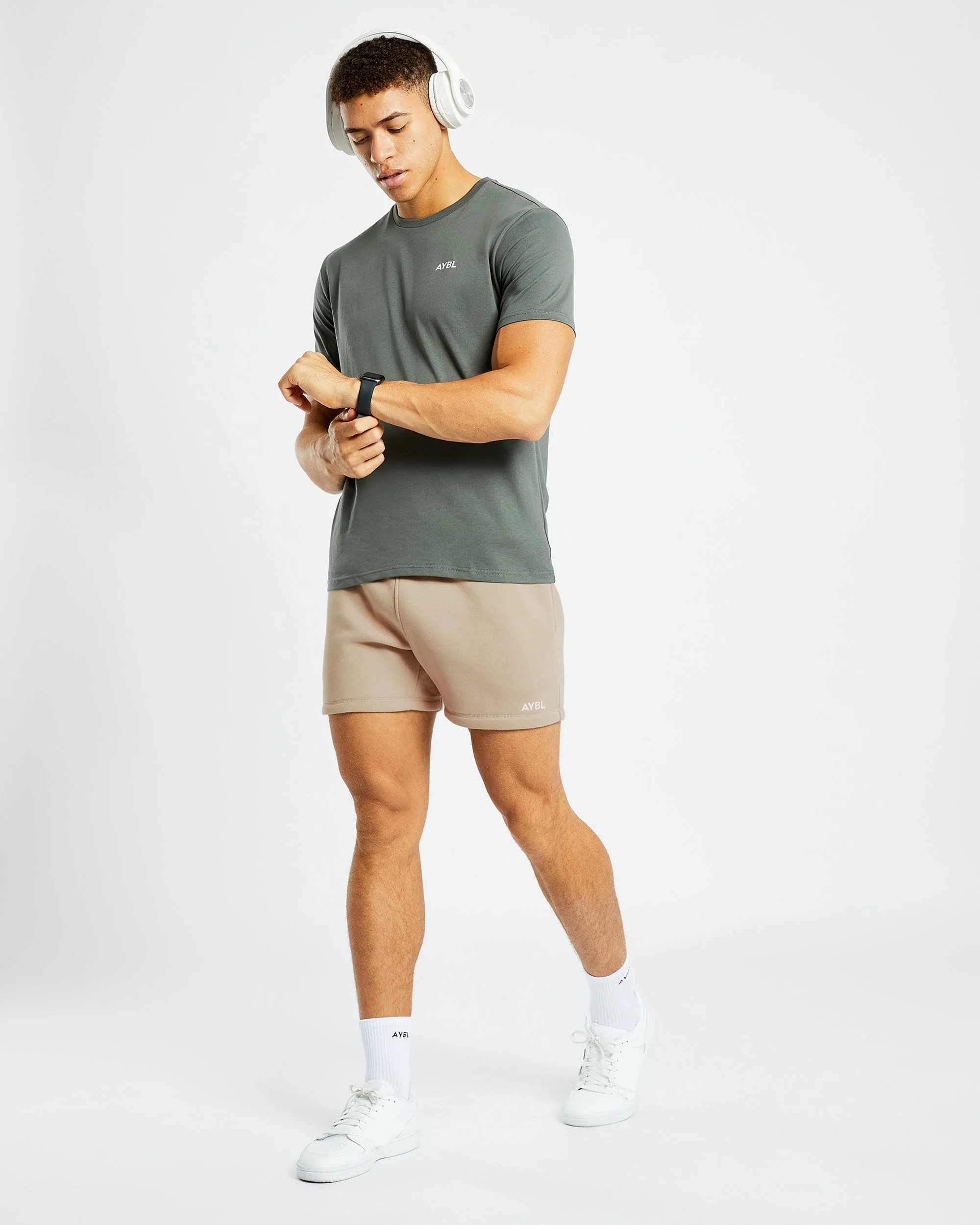 Essential T Shirt - Muted Green - Image 7