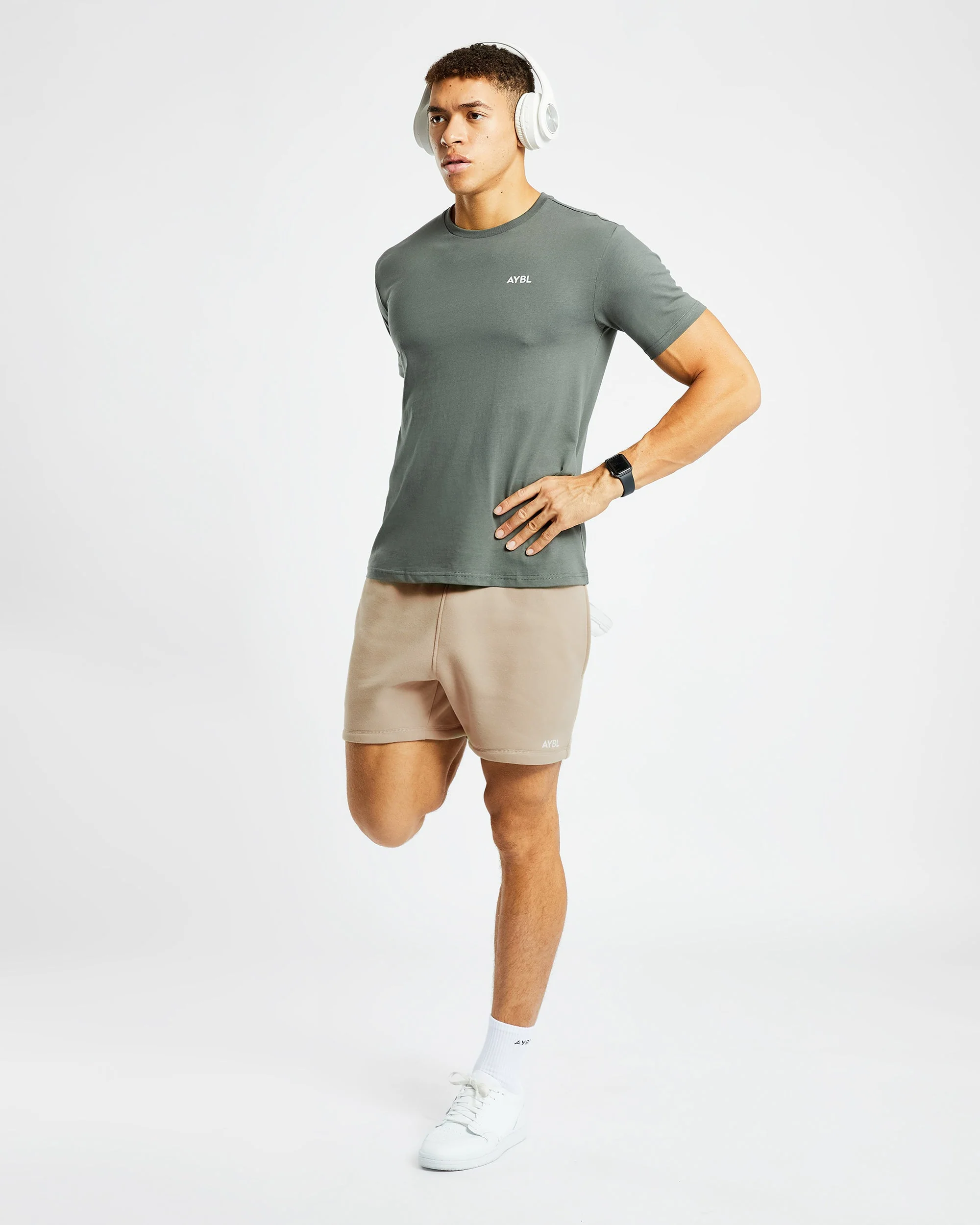 Essential T Shirt - Muted Green - Image 8