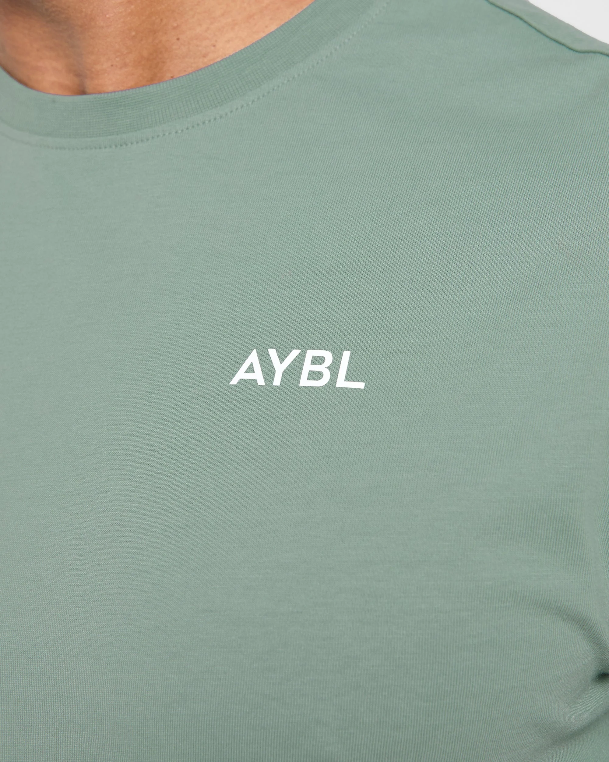 Essential T Shirt - Slate Green - Image 5