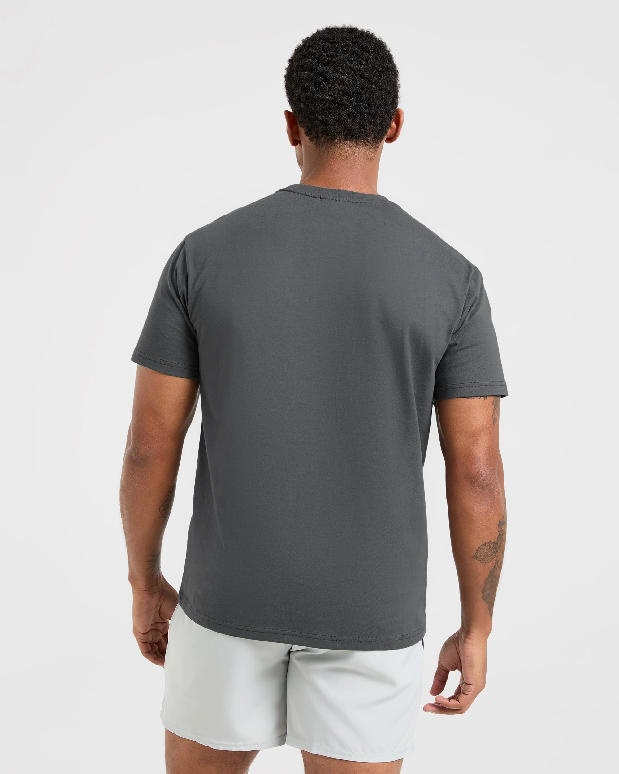 Essential T Shirt - Smoke Grey - Image 2