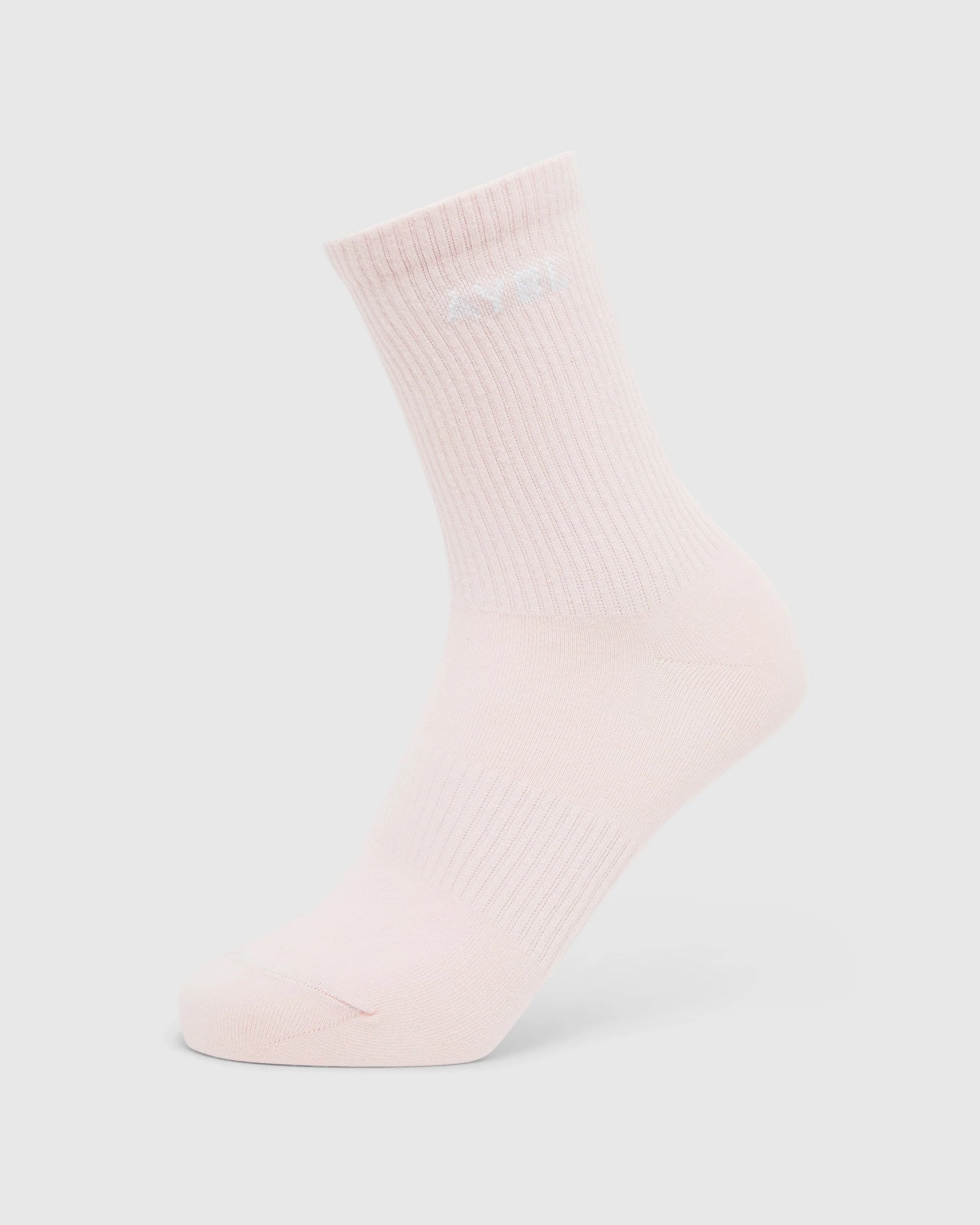 Everyday Crew Socks (3 Pack) - Blue/Purple/Pink - Image 2