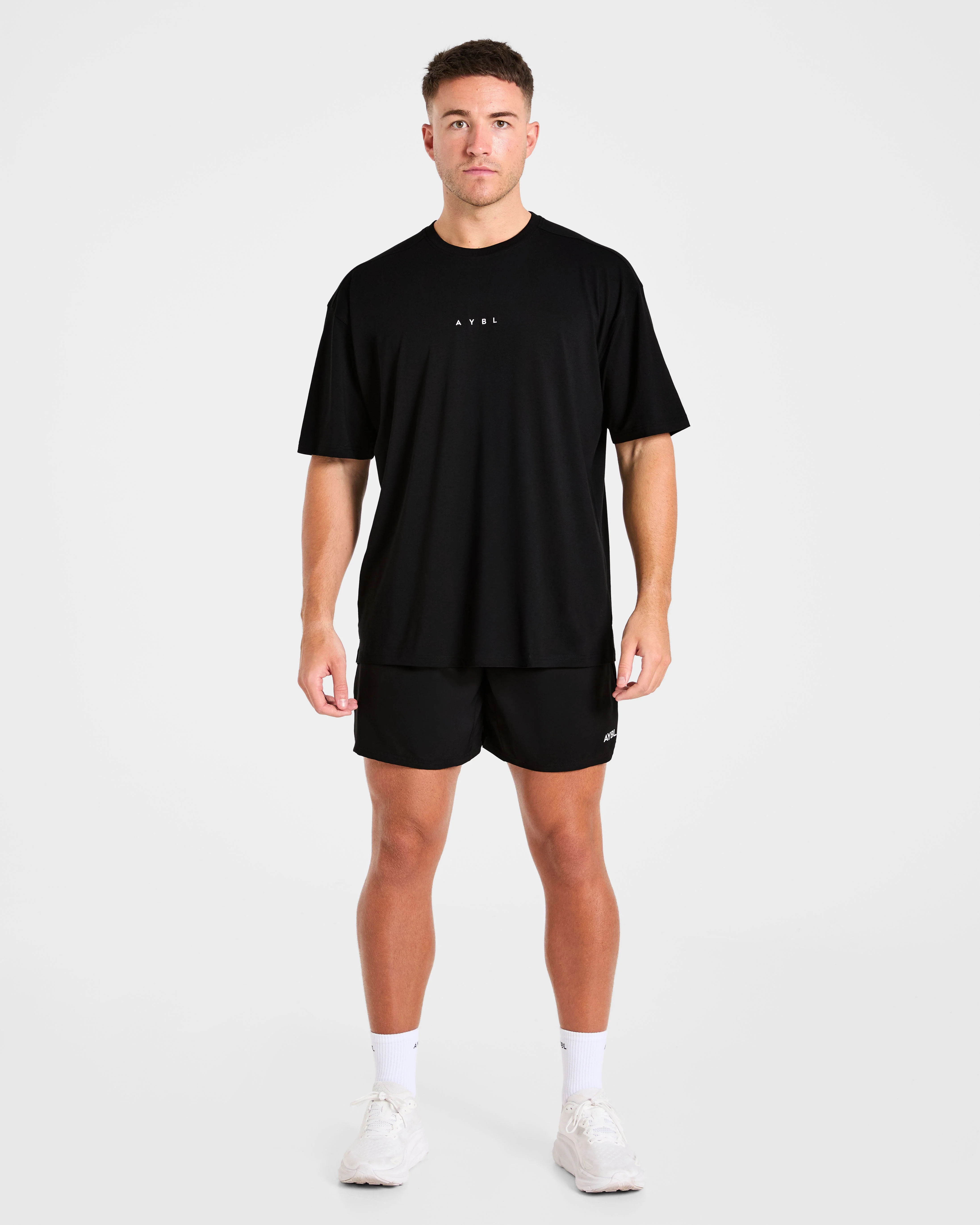 Force Oversized T Shirt - Black - Image 3