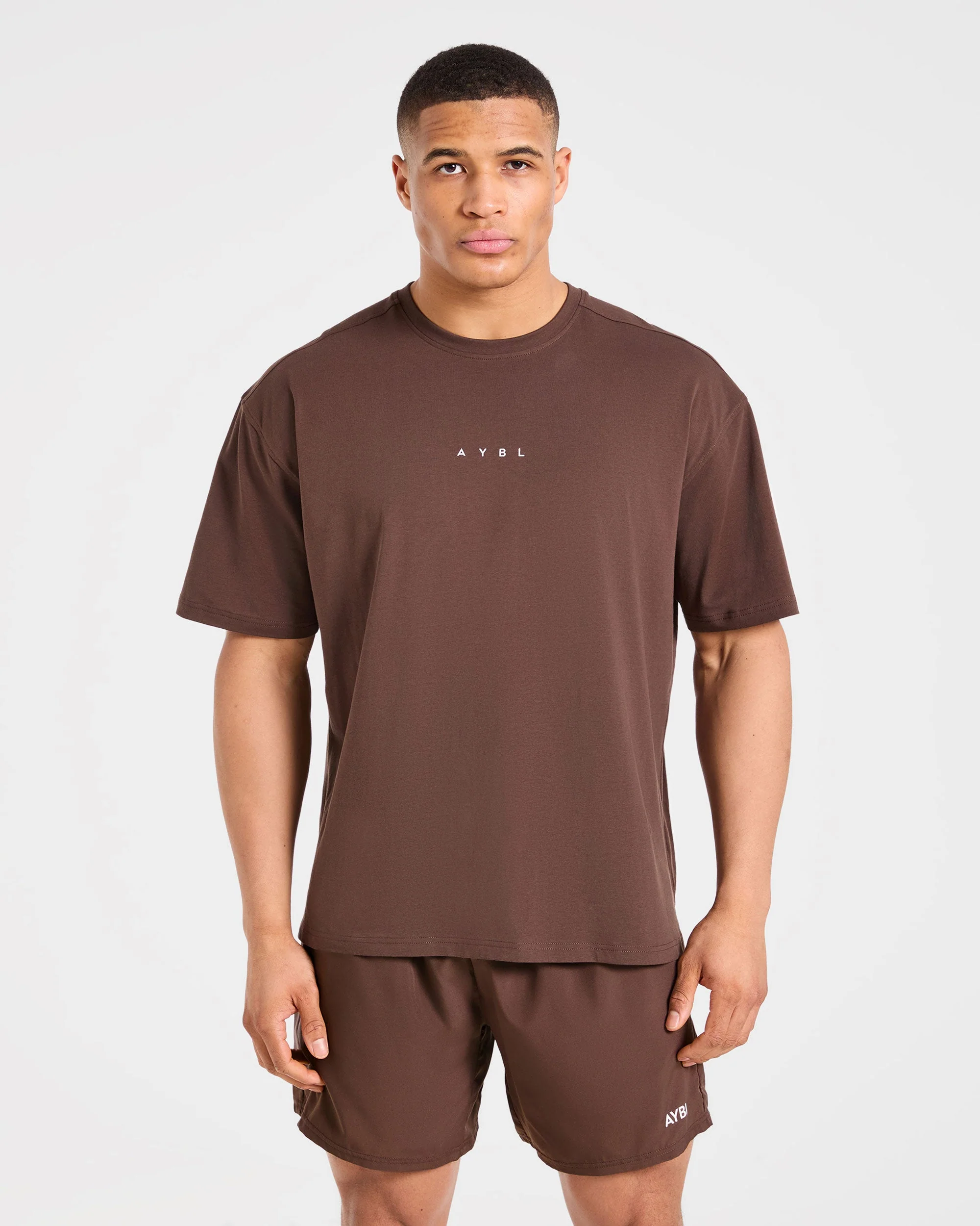 Force Oversized T Shirt - Brown